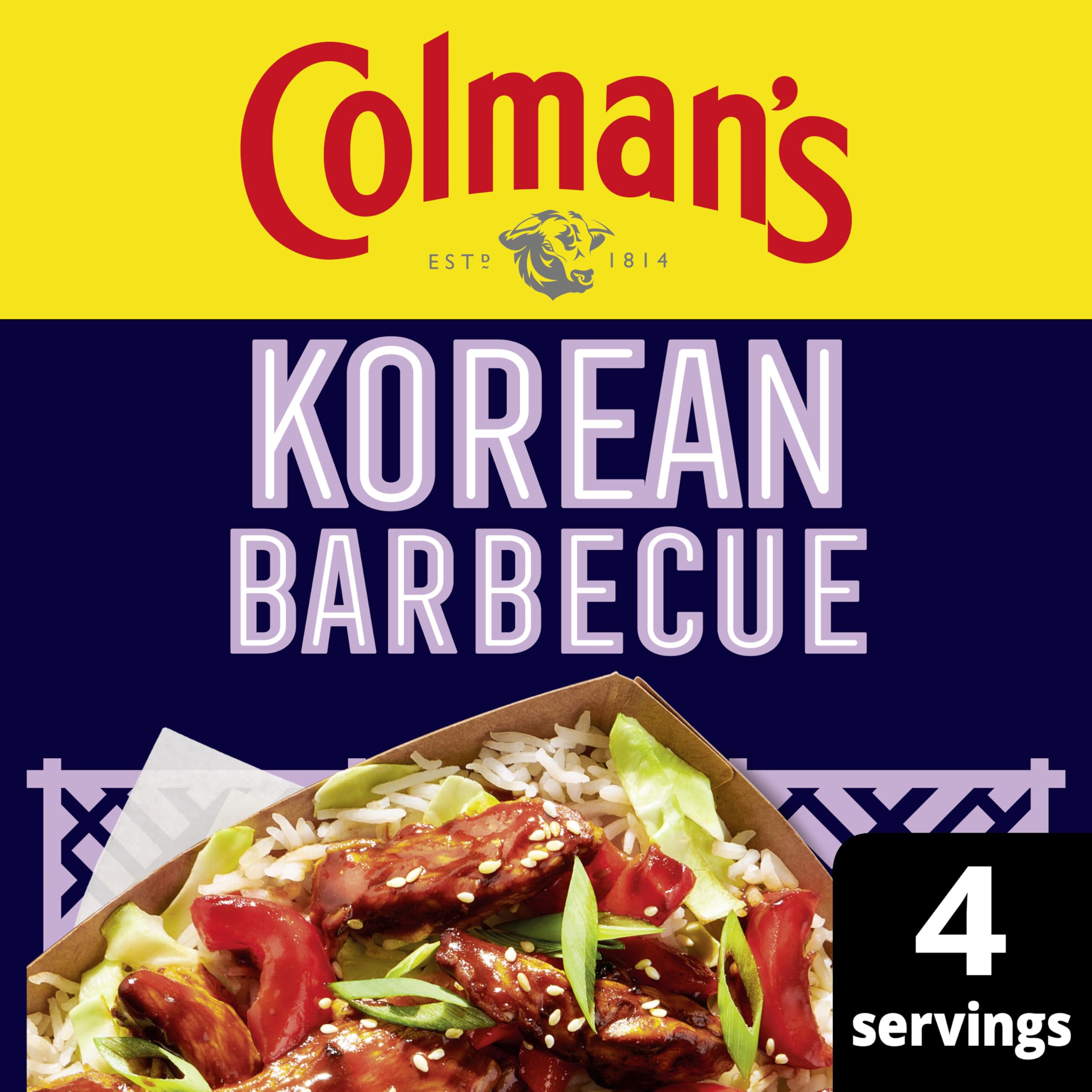 Colman's Weekend Wonders Korean Barbecue Meal Maker Recipe Mix