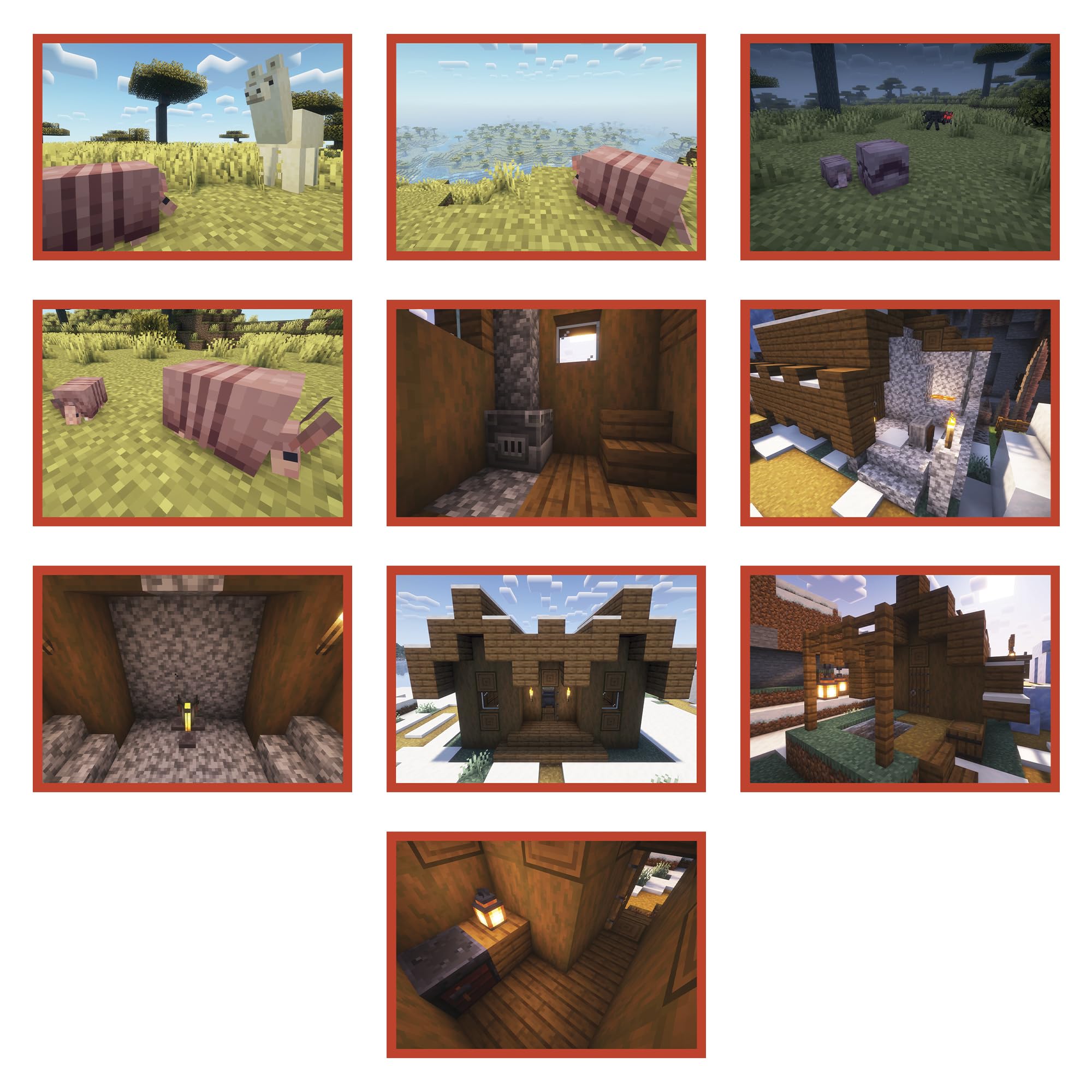 Panini Minecraft Stay Adventurous Sticker Collection - Starter Pack with Sticker Album, 6 Sticker Packets & 1 Limited Edition Block Card 6