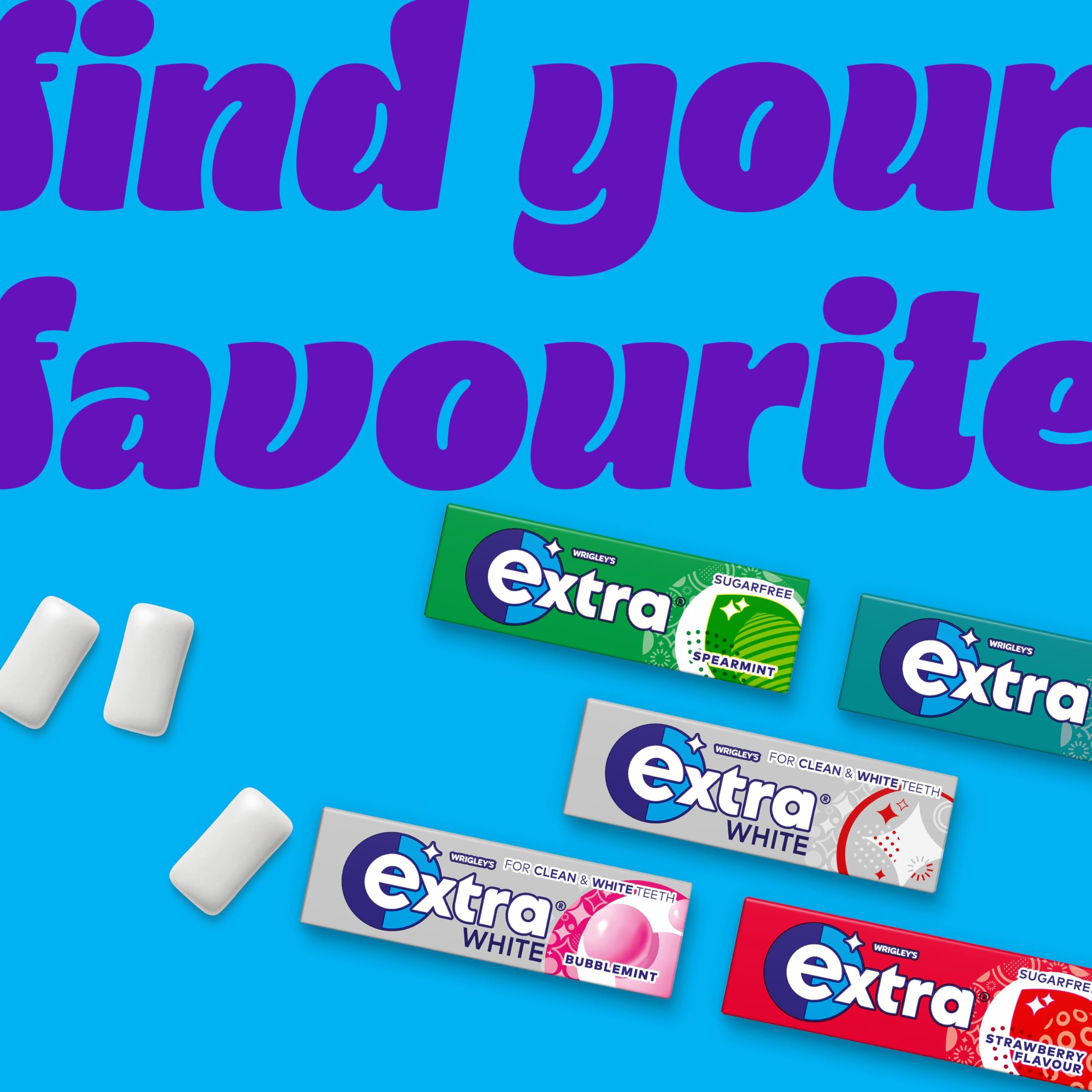 Extra Ice Peppermint Chewing Gum - Sugar Free with Microgranules | 30 Packs of 10 (300 Pieces) 8