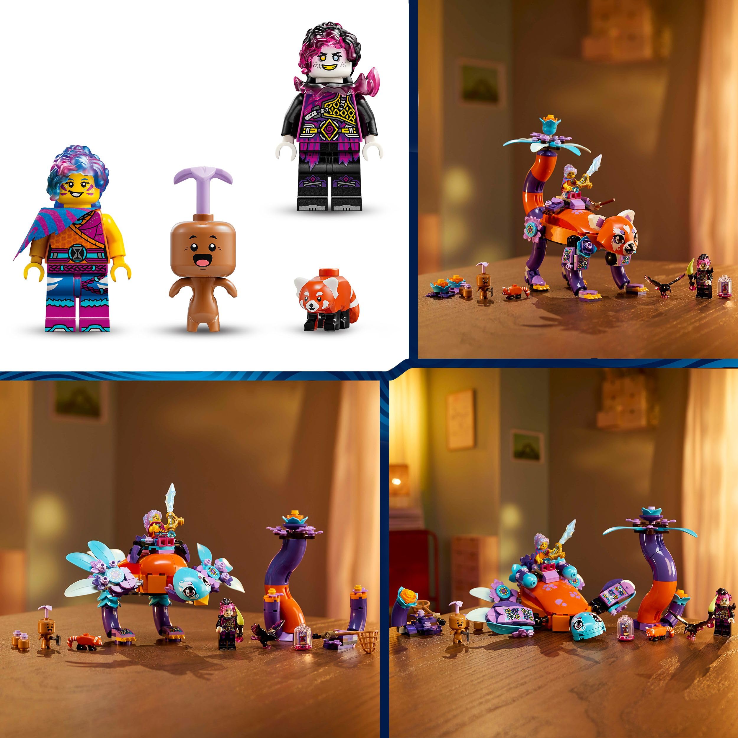 LEGO DREAMZzz Izzie’s Dream Animals Set - Panda, Turtle, Bird Building Toy for Ages 8+ 13