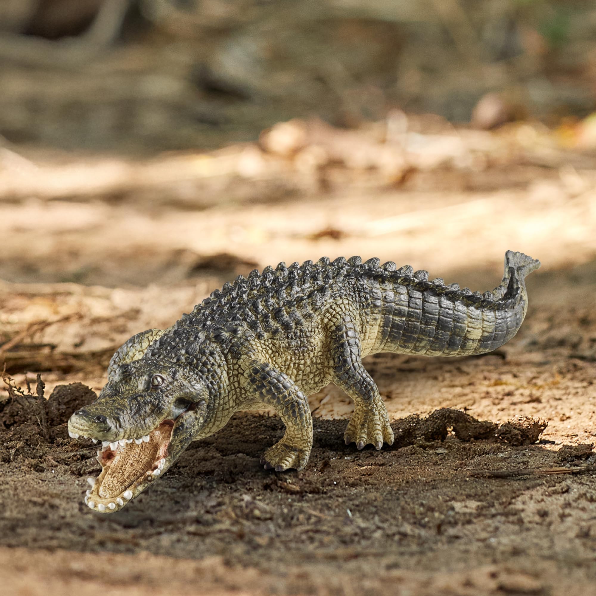 Schleich Wild Life Alligator Toy Figurine 14727 | Movable Jaw | Ages 3-8 7