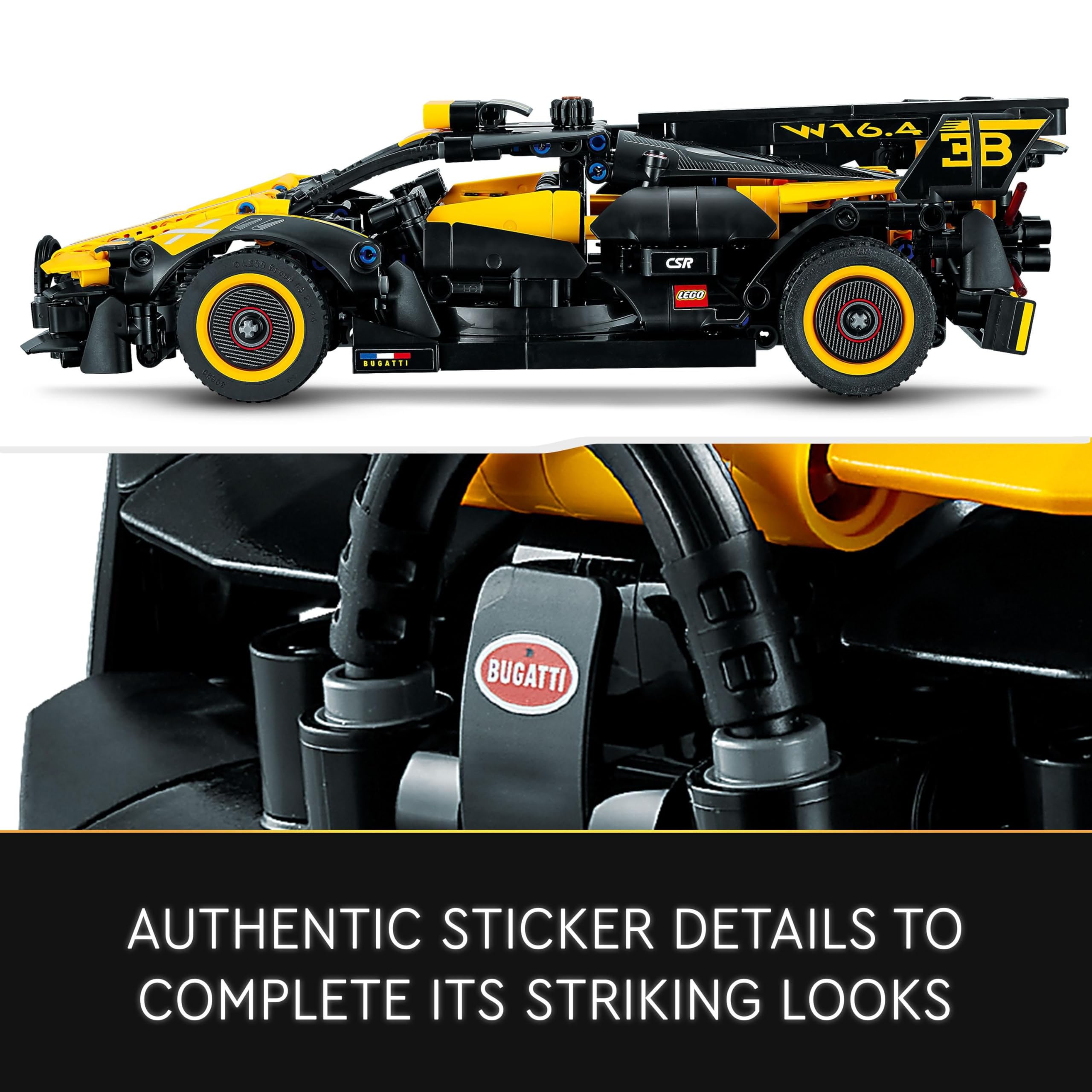 LEGO Technic 42151 Bugatti Bolide Racing Car Model Building Set | Ages 9+ 5