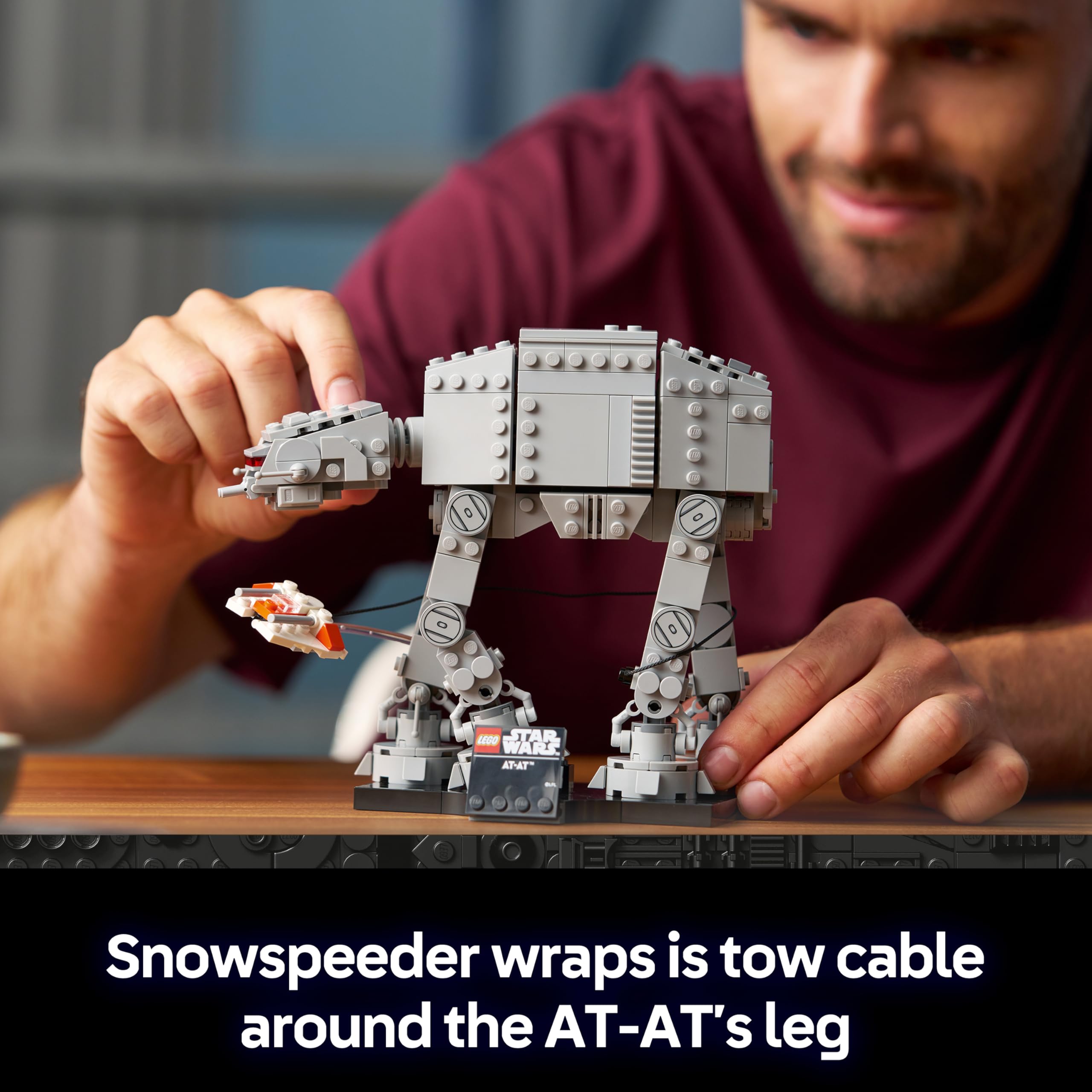 LEGO Star Wars 75440 AT-AT Building Set for Adults | Display Model with Snowspeeder | Ages 18+ 3