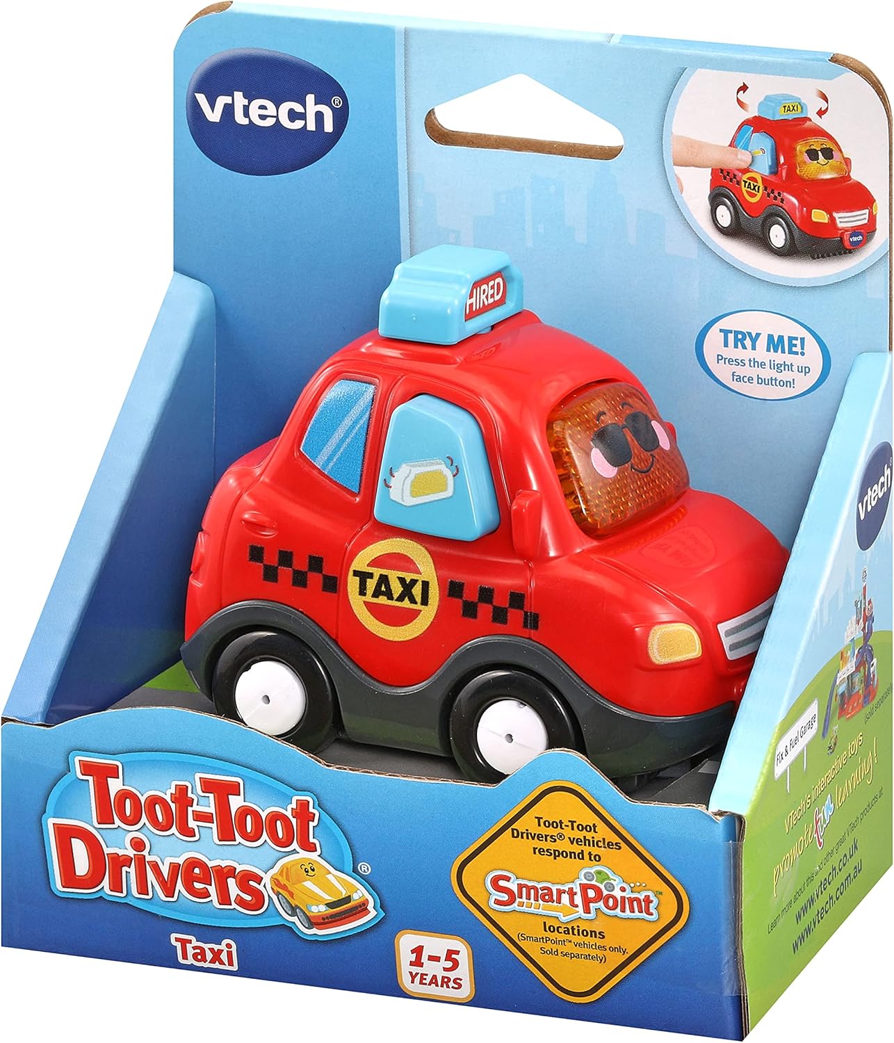 VTech Toot-Toot Drivers Taxi - Interactive Musical Toy Vehicle for Toddlers 1-5 Years 5
