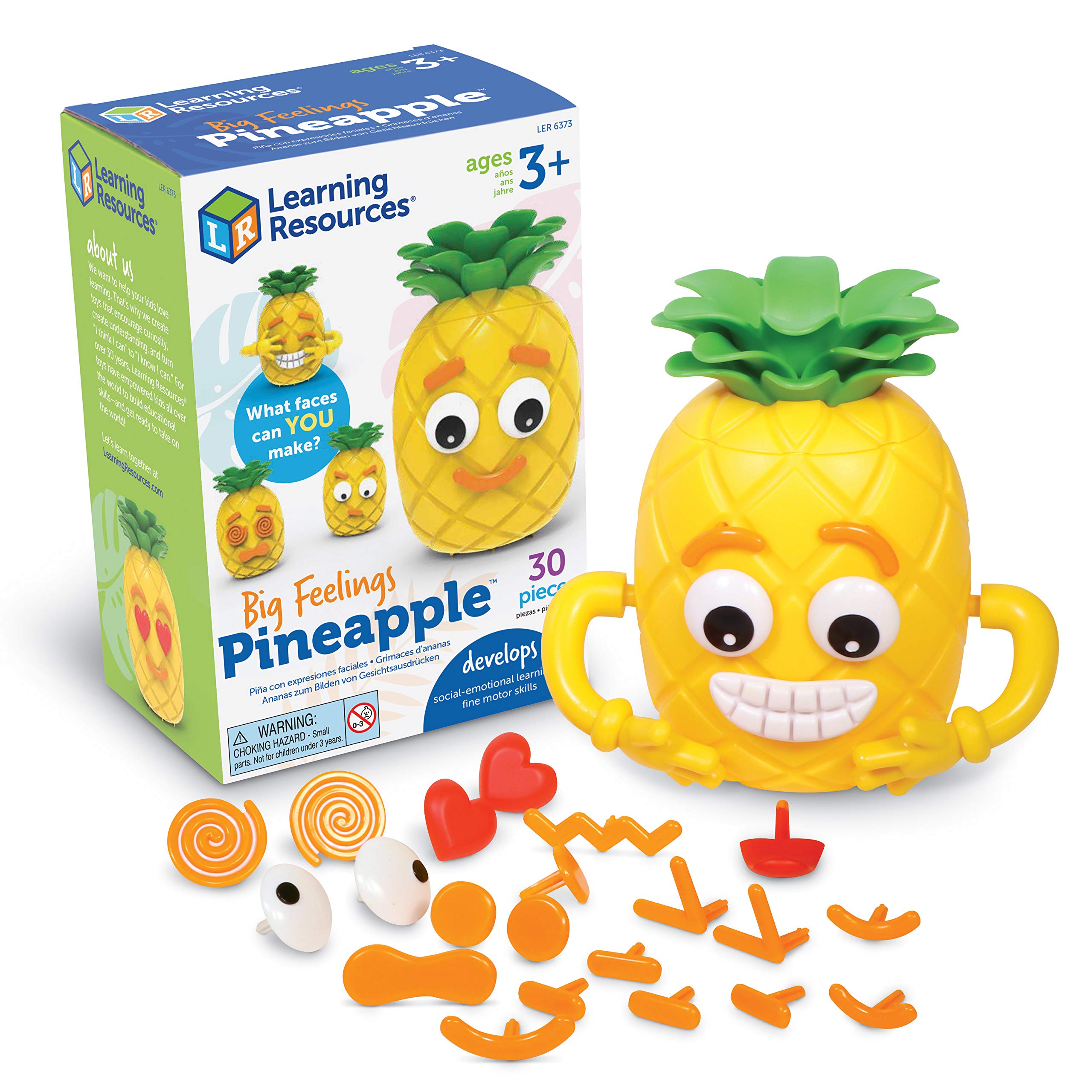 Learning Resources Big Feelings Pineapple - SEL Social-Emotional Learning Toy for Ages 3+