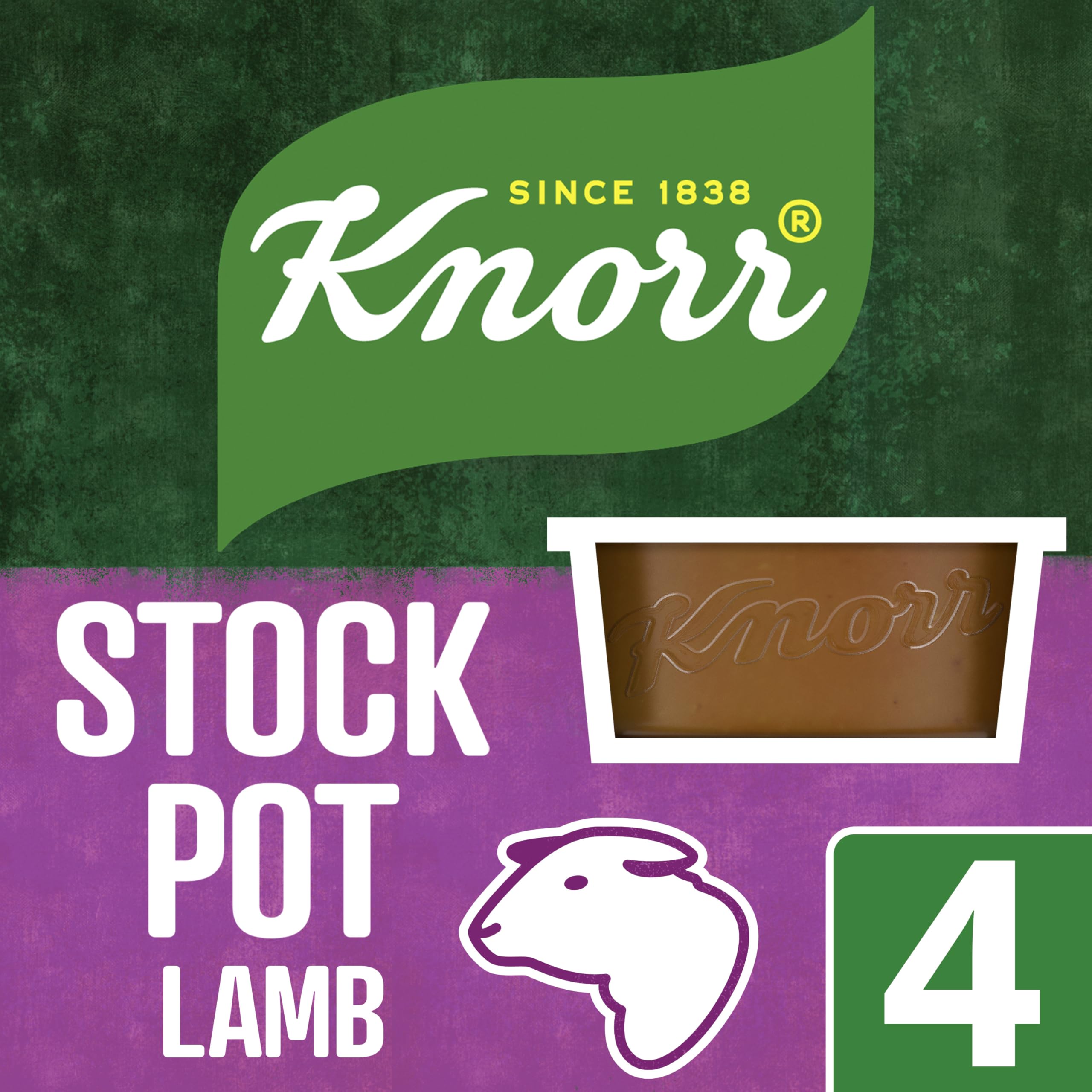 Knorr Lammbrühe in Töpfchen, glutenfrei, reichhaltiger Lammgeschmack, 4 x 28 g 5