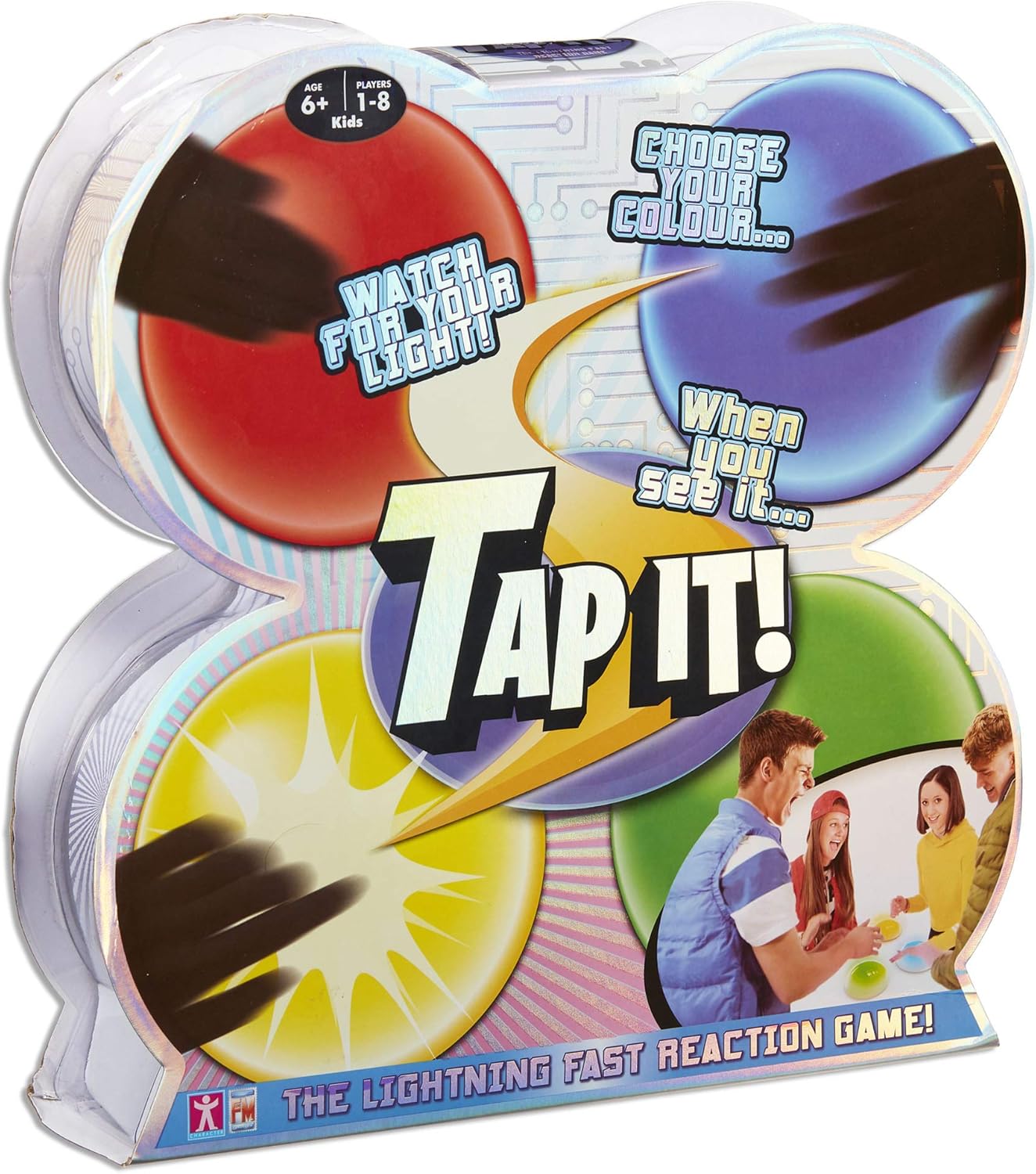 Tap-it 1109 - Multi-Colour Wireless Light-Up Pod Game with 4 Built-In Games 6
