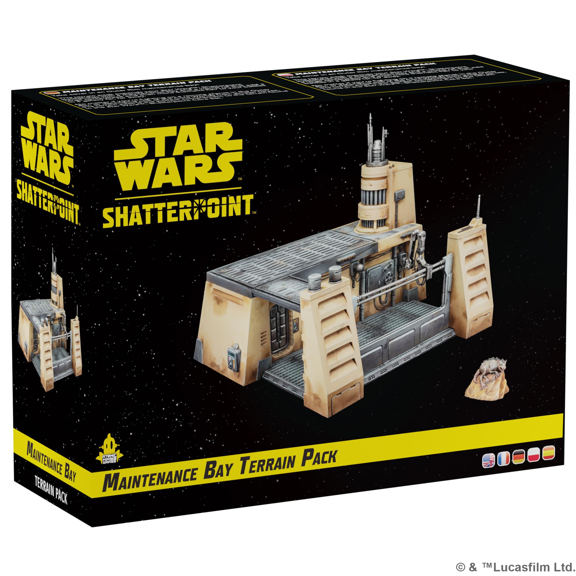Atomic Mass Games Star Wars Shatterpoint Maintenance Bay Terrain Pack 4