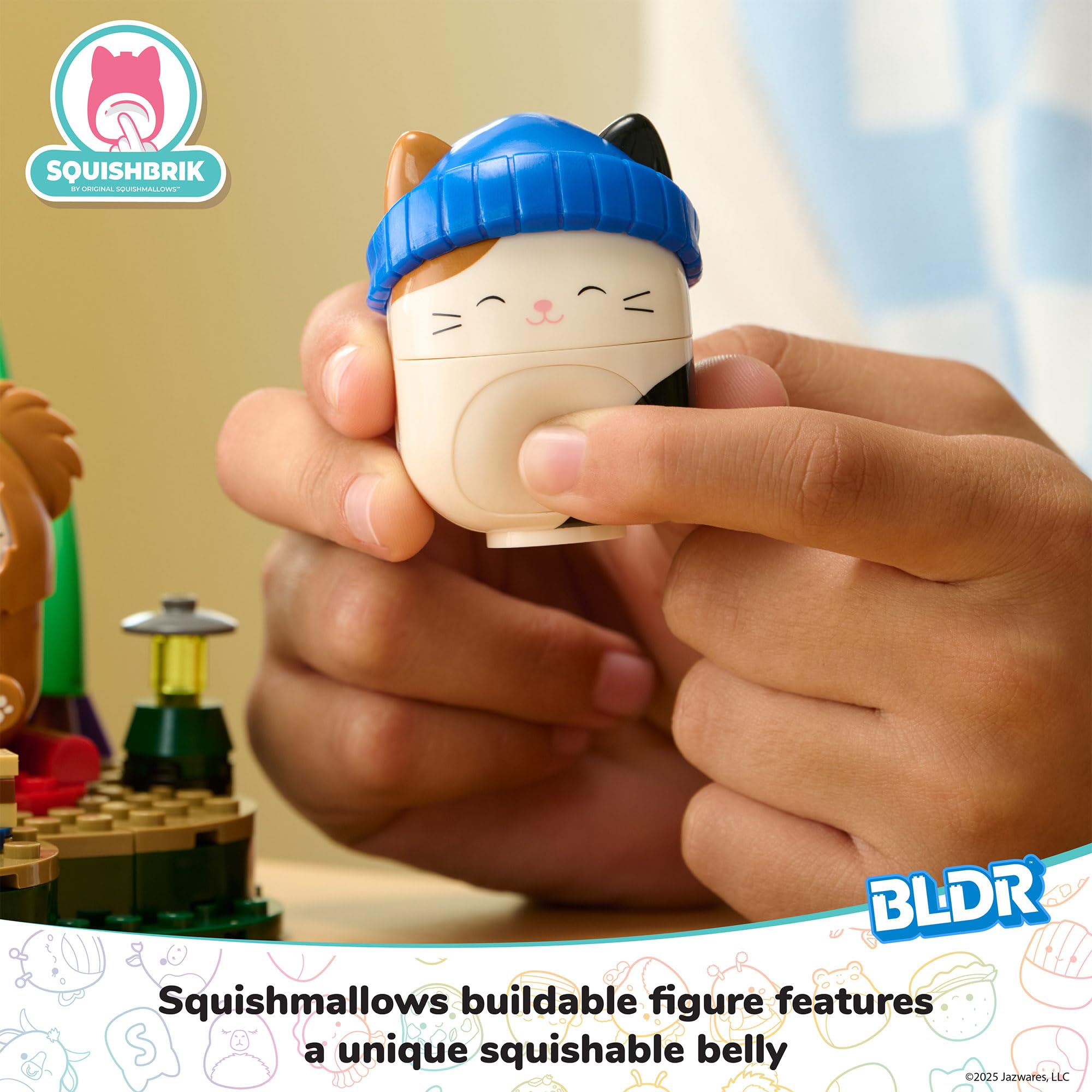 BLDR Squishmallows 246-Piece Camping Adventure Building Set - Cam & Benny Playset for Kids 3+ 7