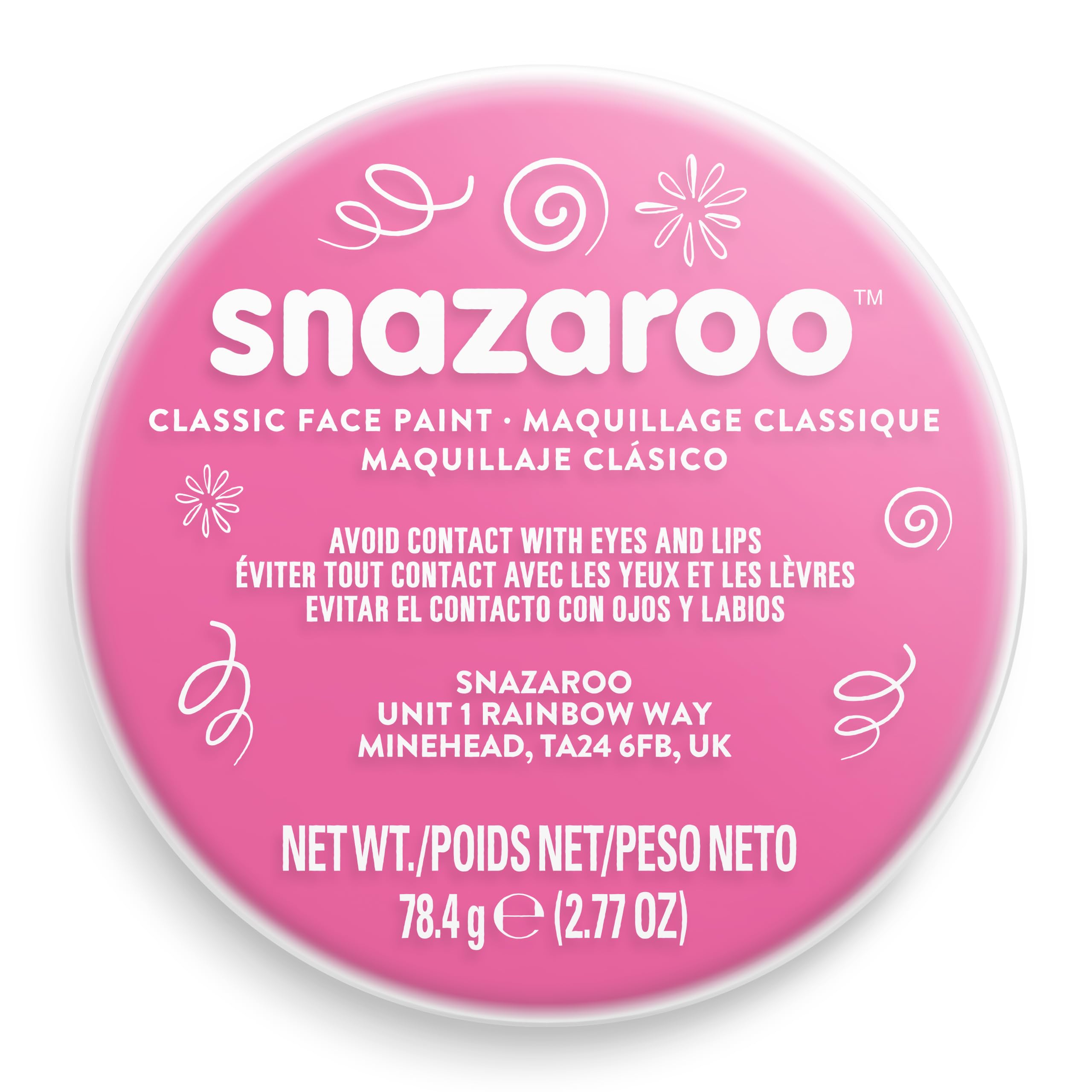 Snazaroo - Classic Face and Body Paint (18ml) Bright Pink 9