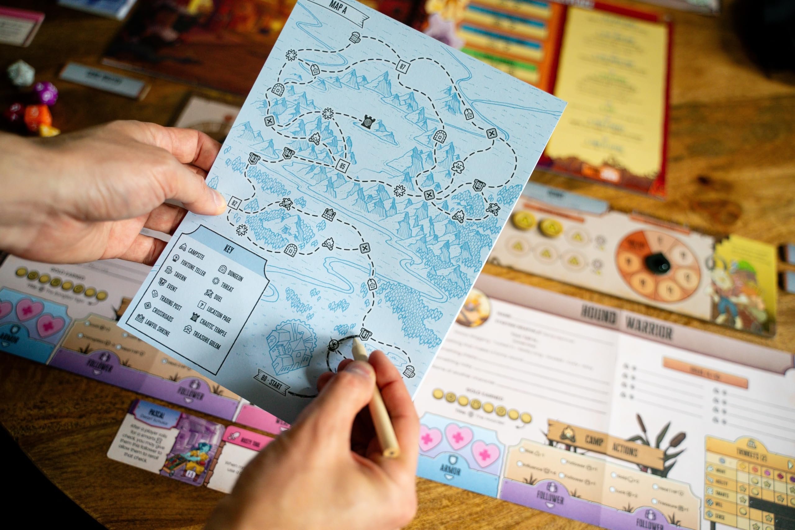 Plaid Hat Games Freelancers: Crossroads Board Game 4