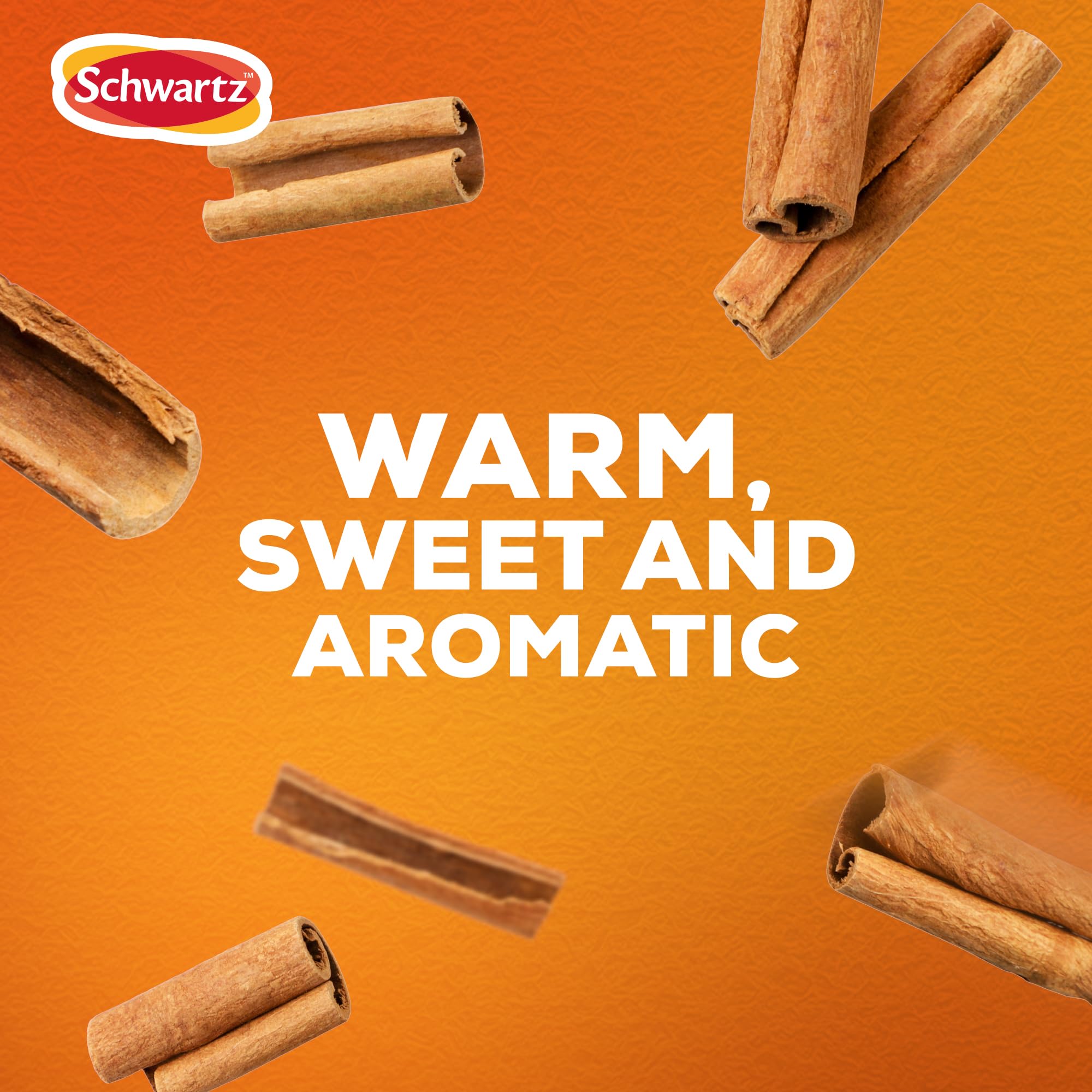 Schwartz Pure Cinnamon Sticks - Sweet, Woody Flavour | 180g 3
