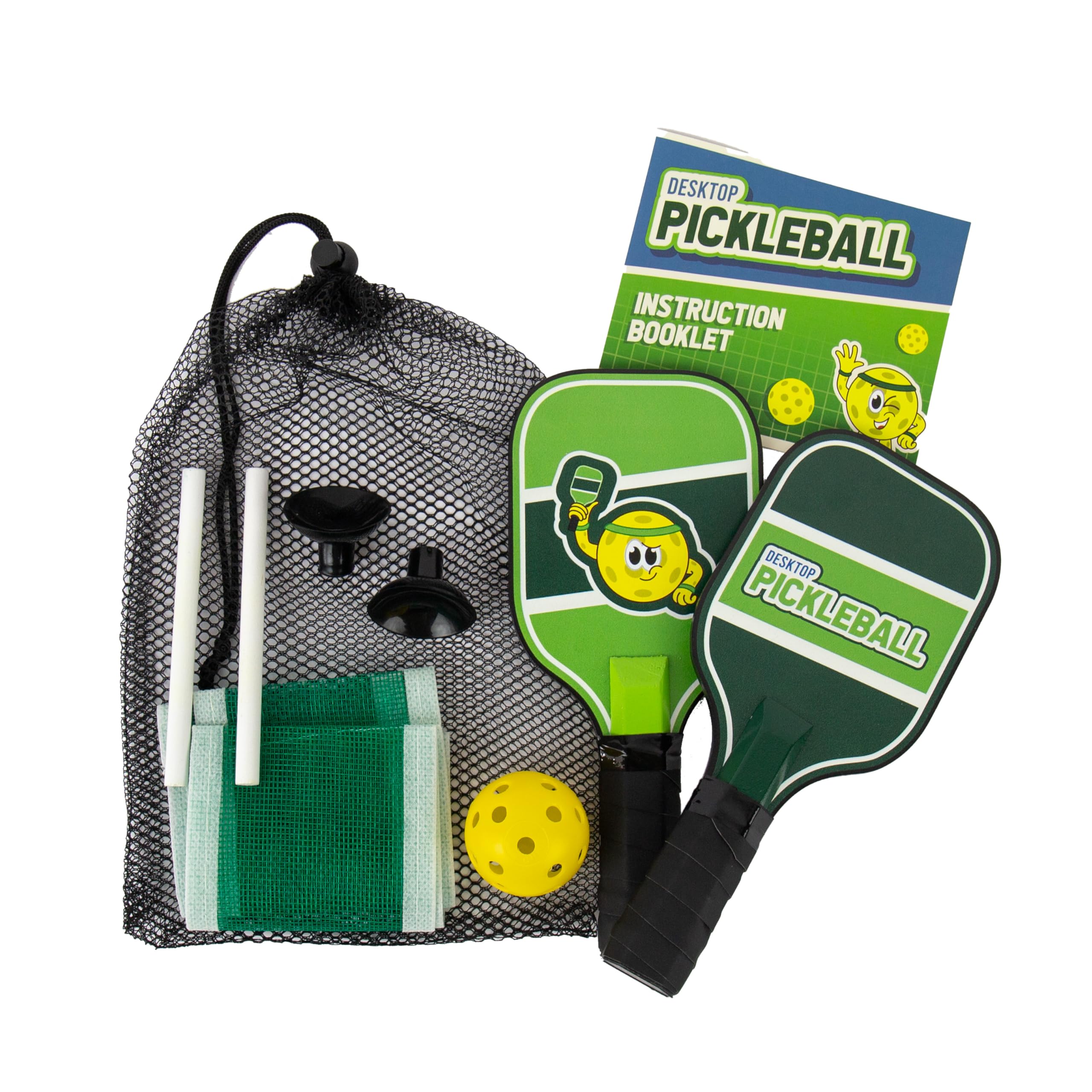 Gift Republic Desktop Pickleball Set - Complete Tabletop Game for 2 Players | Wood Material 4