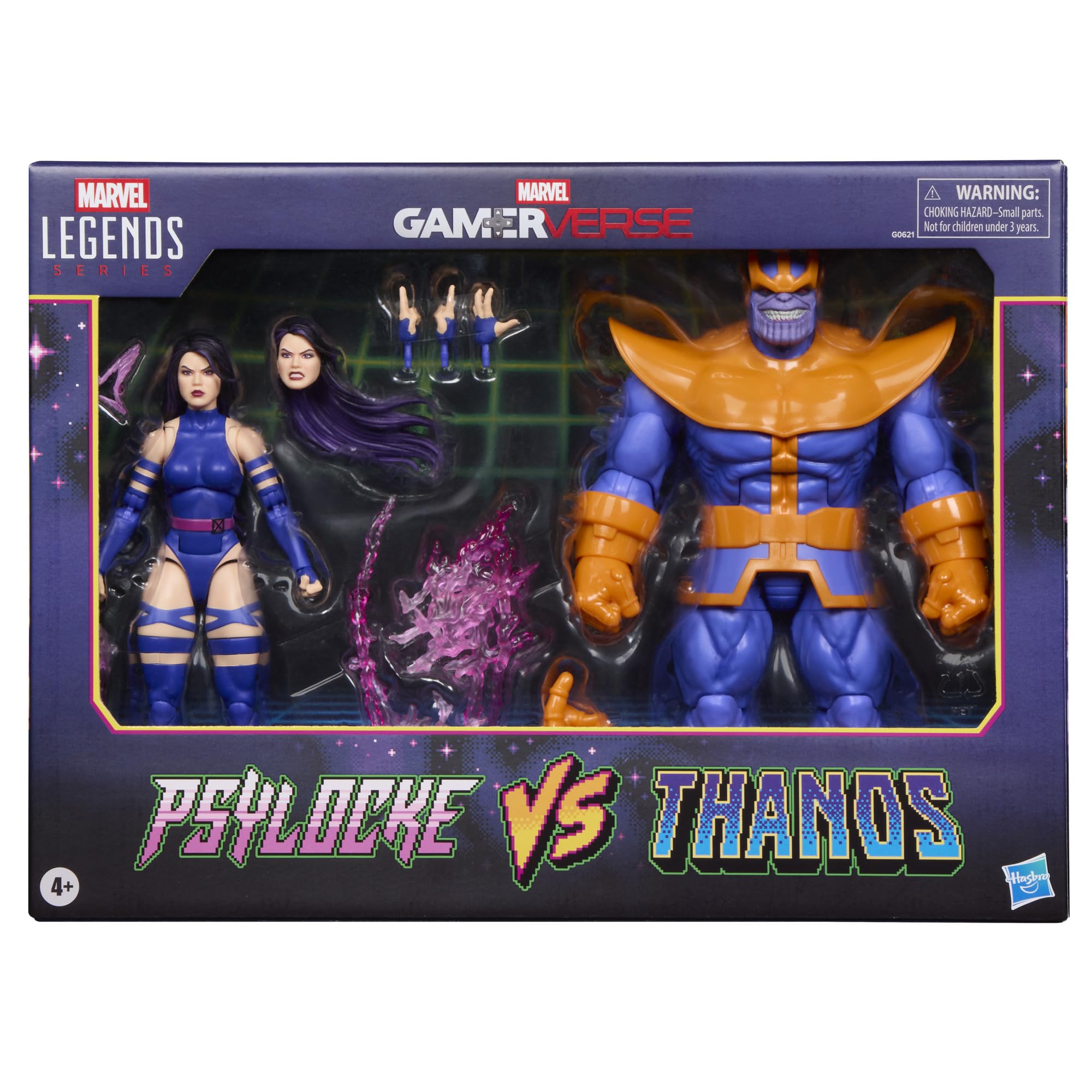 Marvel Legends Series Gamerverse Psylocke vs Thanos 2-Pack Action Figures