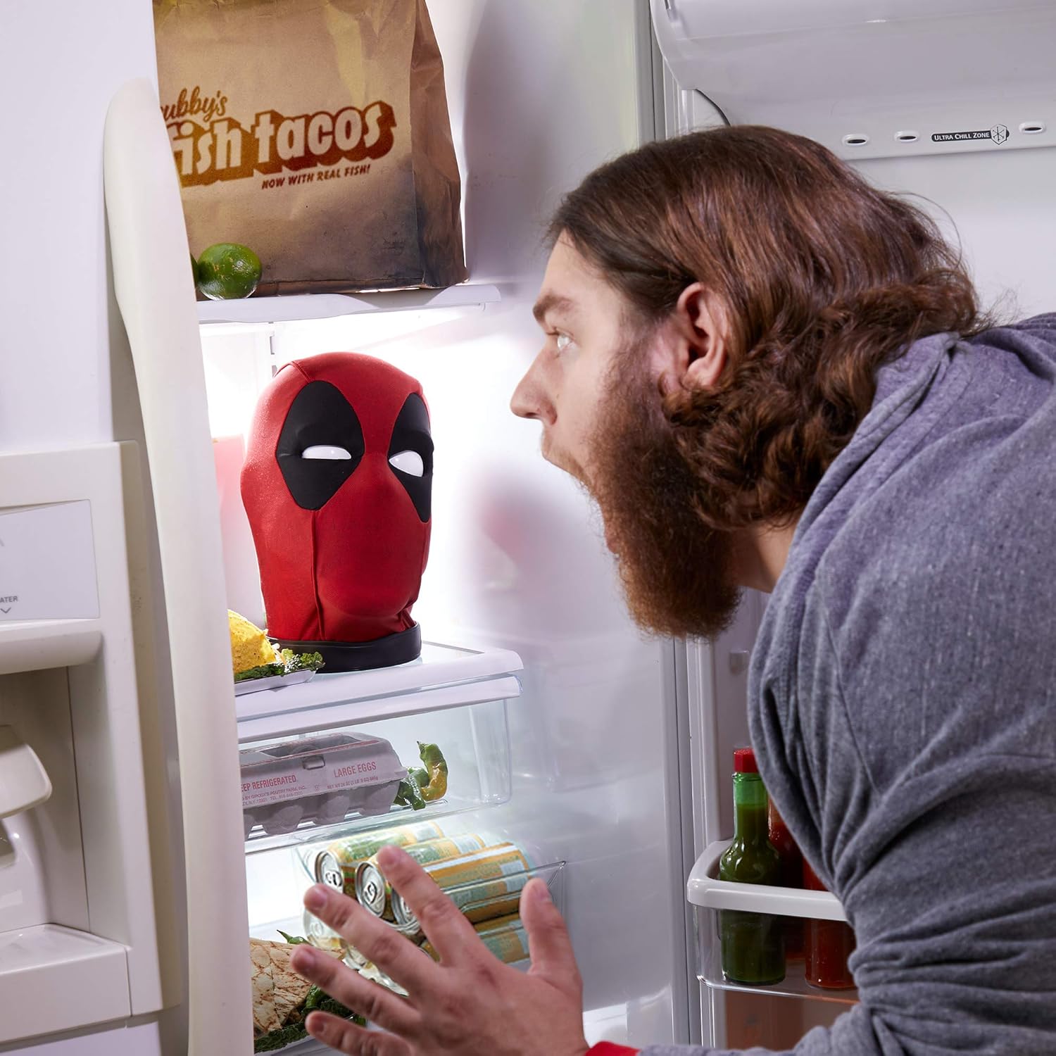 Marvel Deadpool's Head Premium Interactive Electronic App-Enhanced Collectible 7