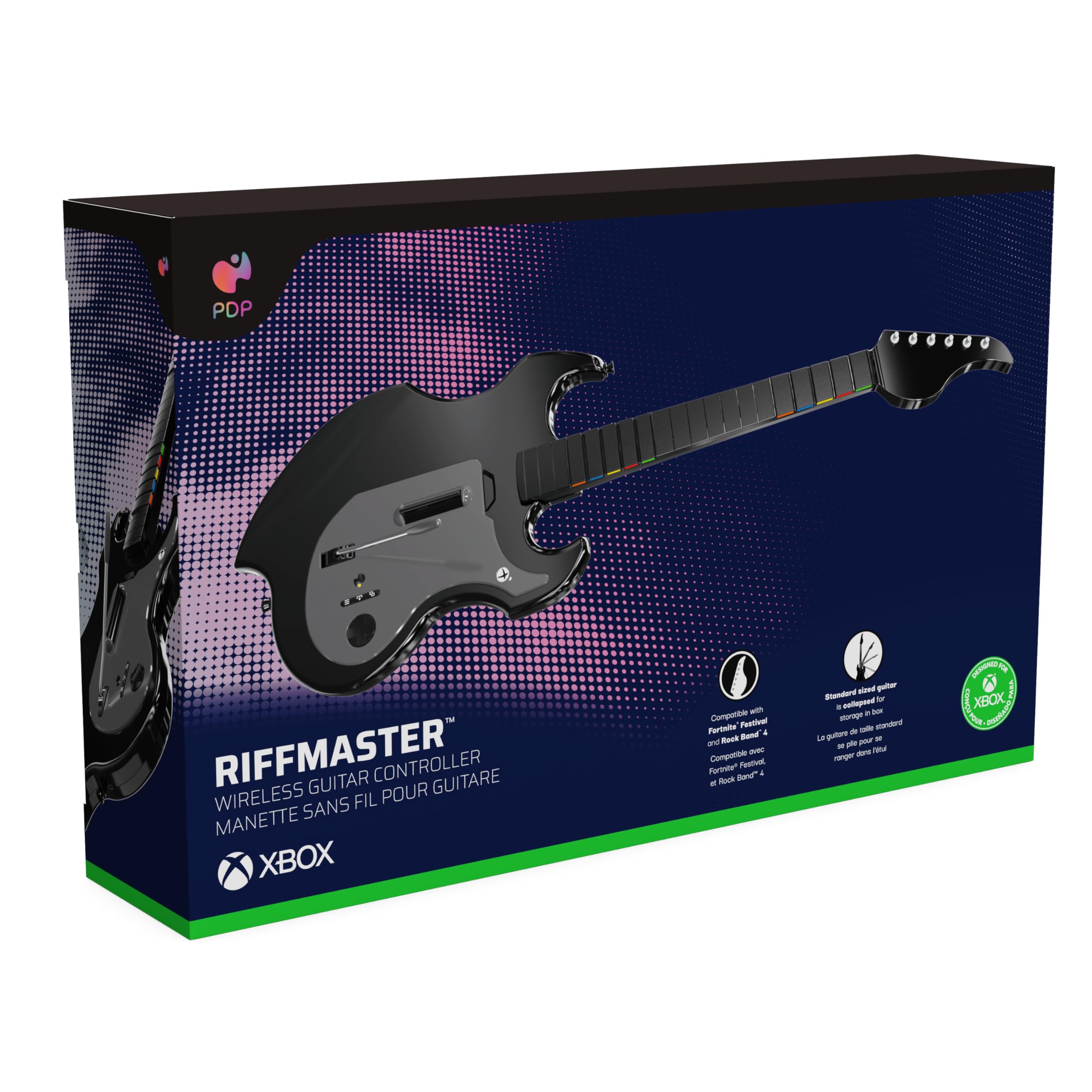 PDP RIFFMASTER Wireless Guitar Controller for Xbox Series X|S, Xbox One, Windows 10/11 - Rock Band 4 & Fortnite Festival Compatible 9