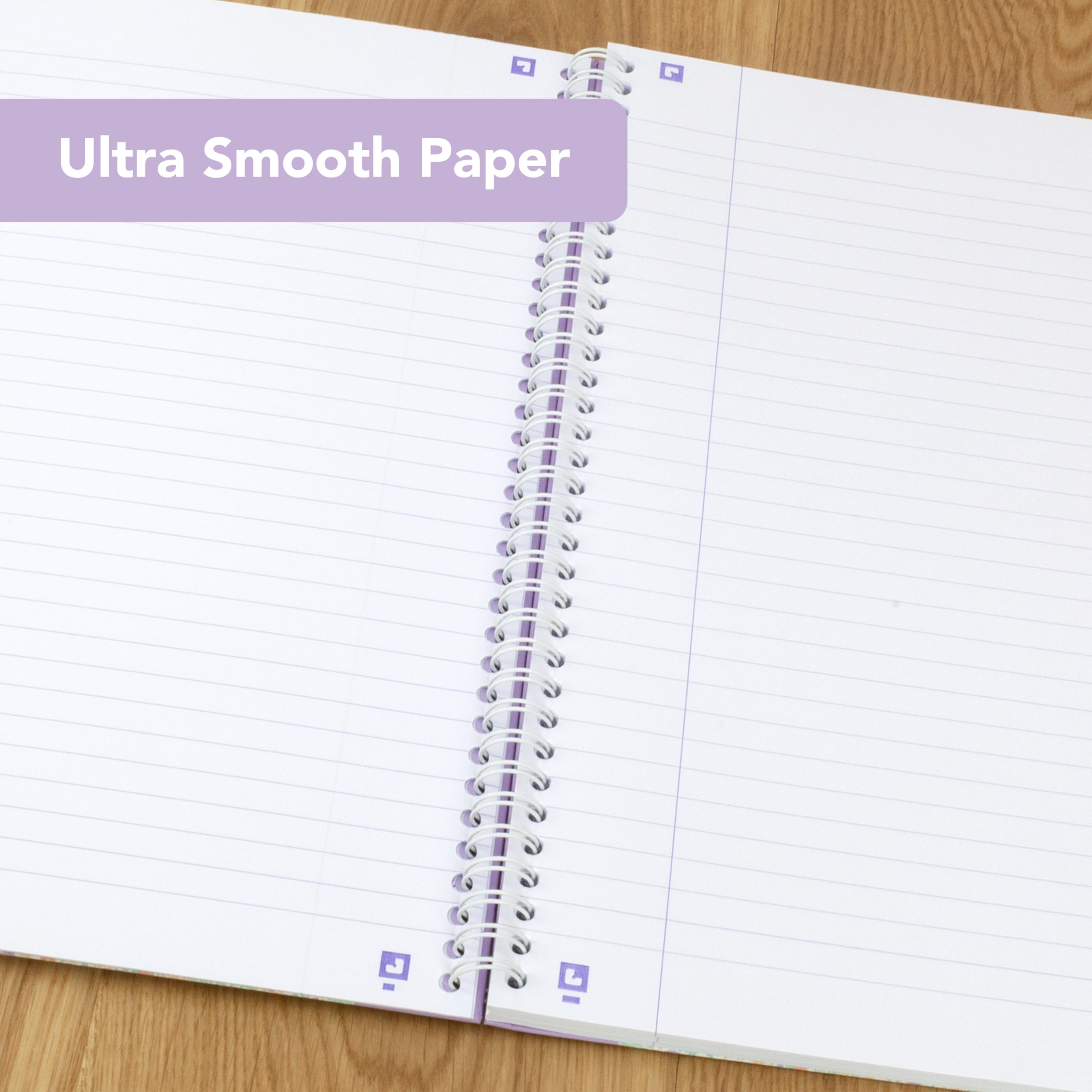 Oxford My Notes A4 Hardcover Wirebound Notebook Twin Pack (Floral & Bloom) | 140 Pages Ruled