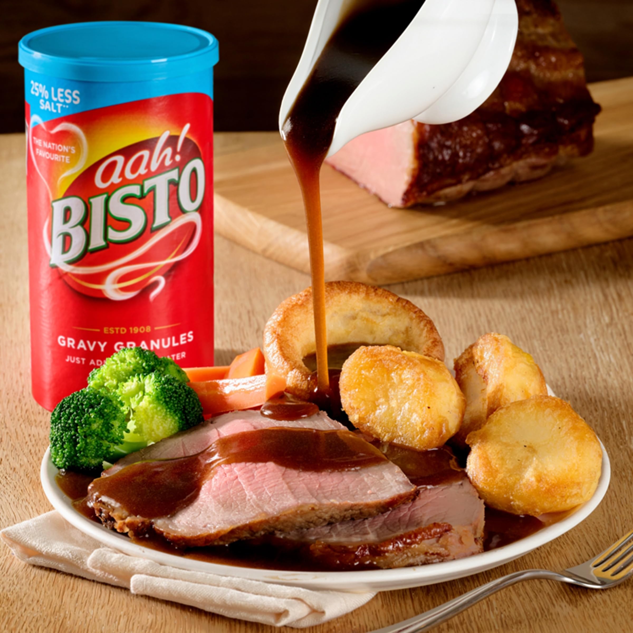 Bisto - Gravy Granules Reduced Salt, 450g 6