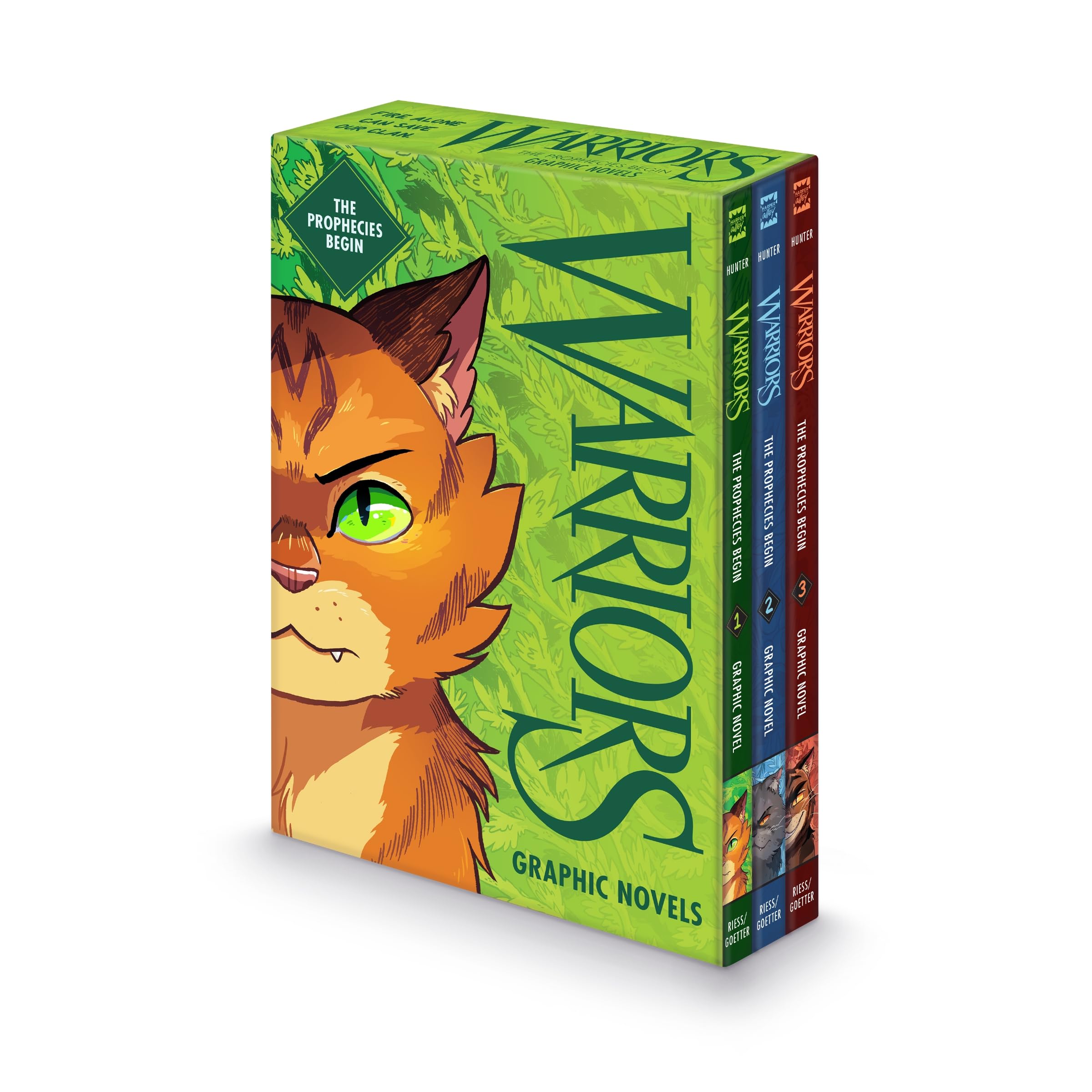 Warriors Graphic Novel Box Set: The Prophecies Begin Complete First Arc | Paperback | English