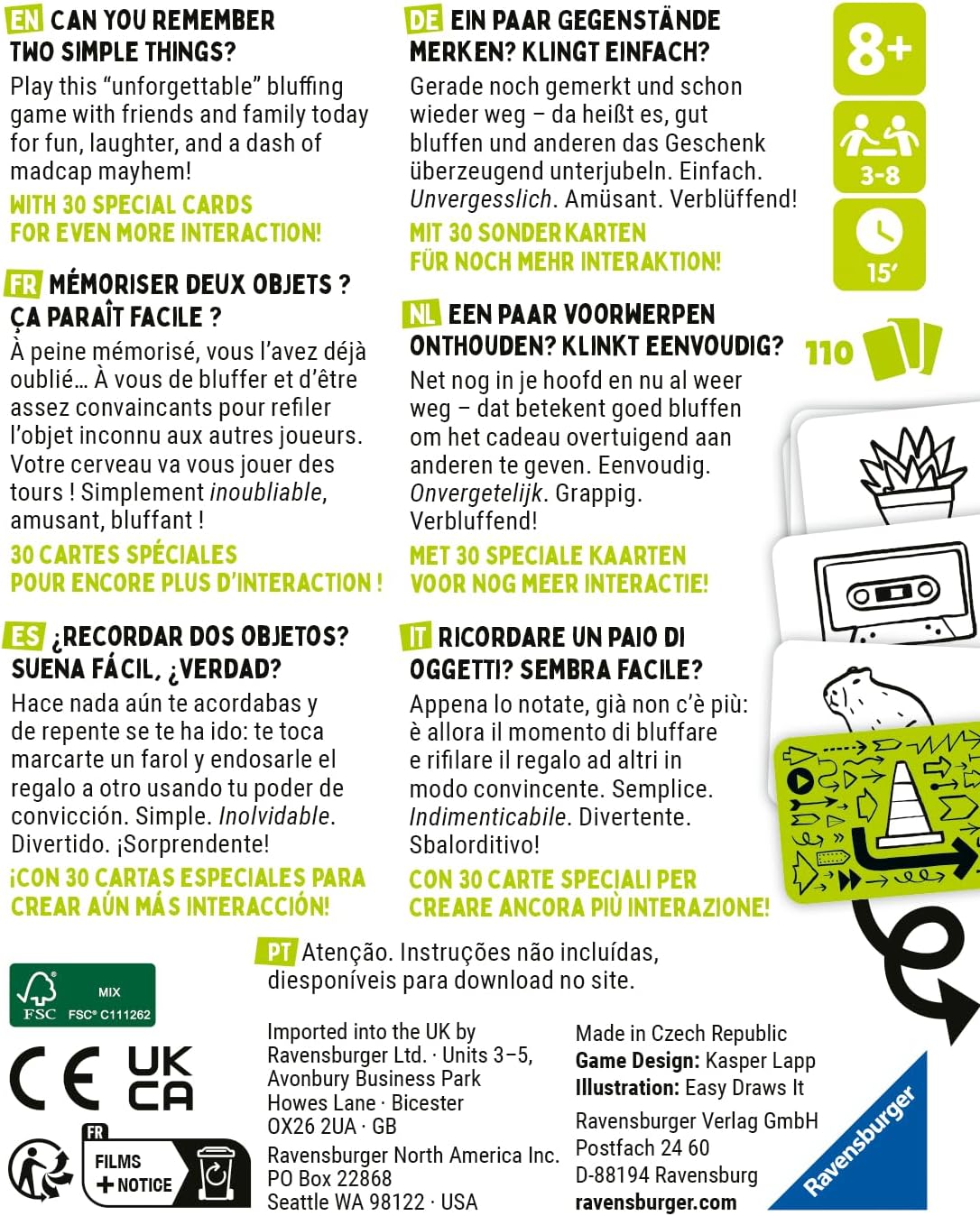 Ravensburger That's Not a Hat 2 Card Game 6