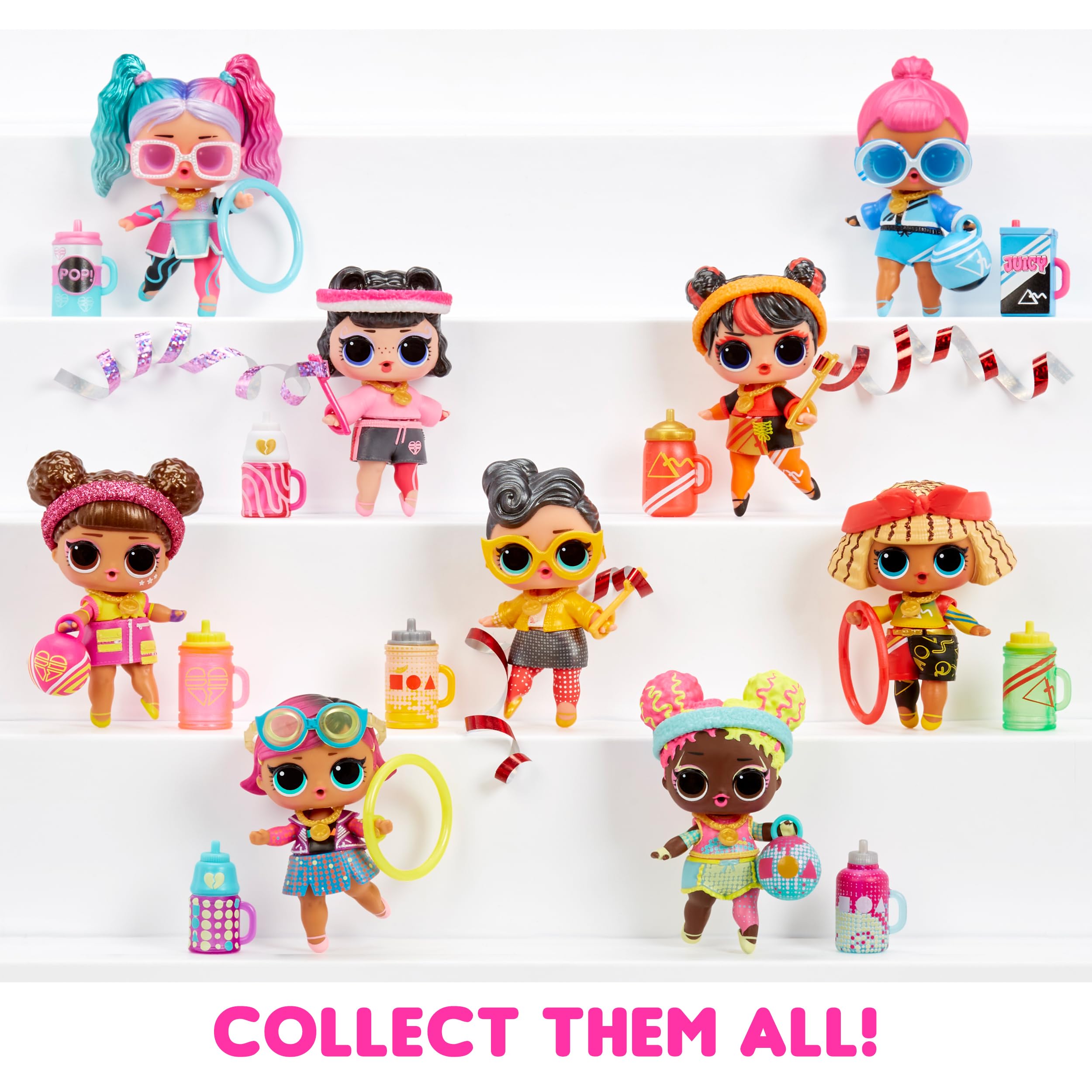 L.O.L. Surprise! All Star Sports - Gymnastics Theme Collectible Doll with Balance Beam Ball & 8 Surprises - Ages 3+ 6