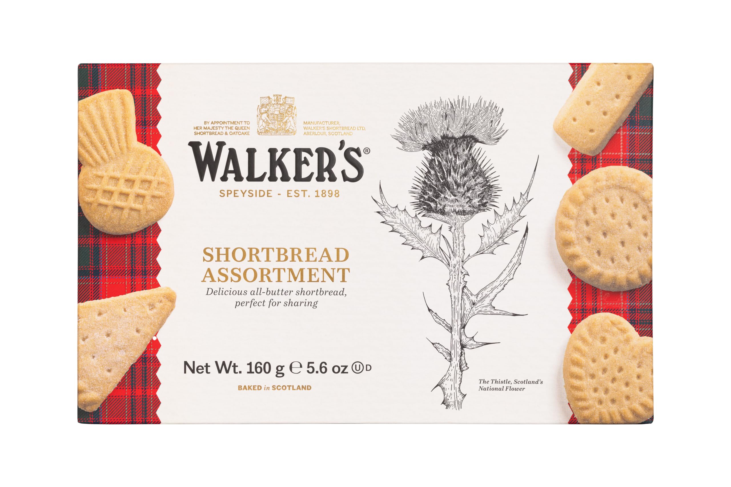Walker's Shortbread Assortment (160g) - All-Butter Scottish Biscuits