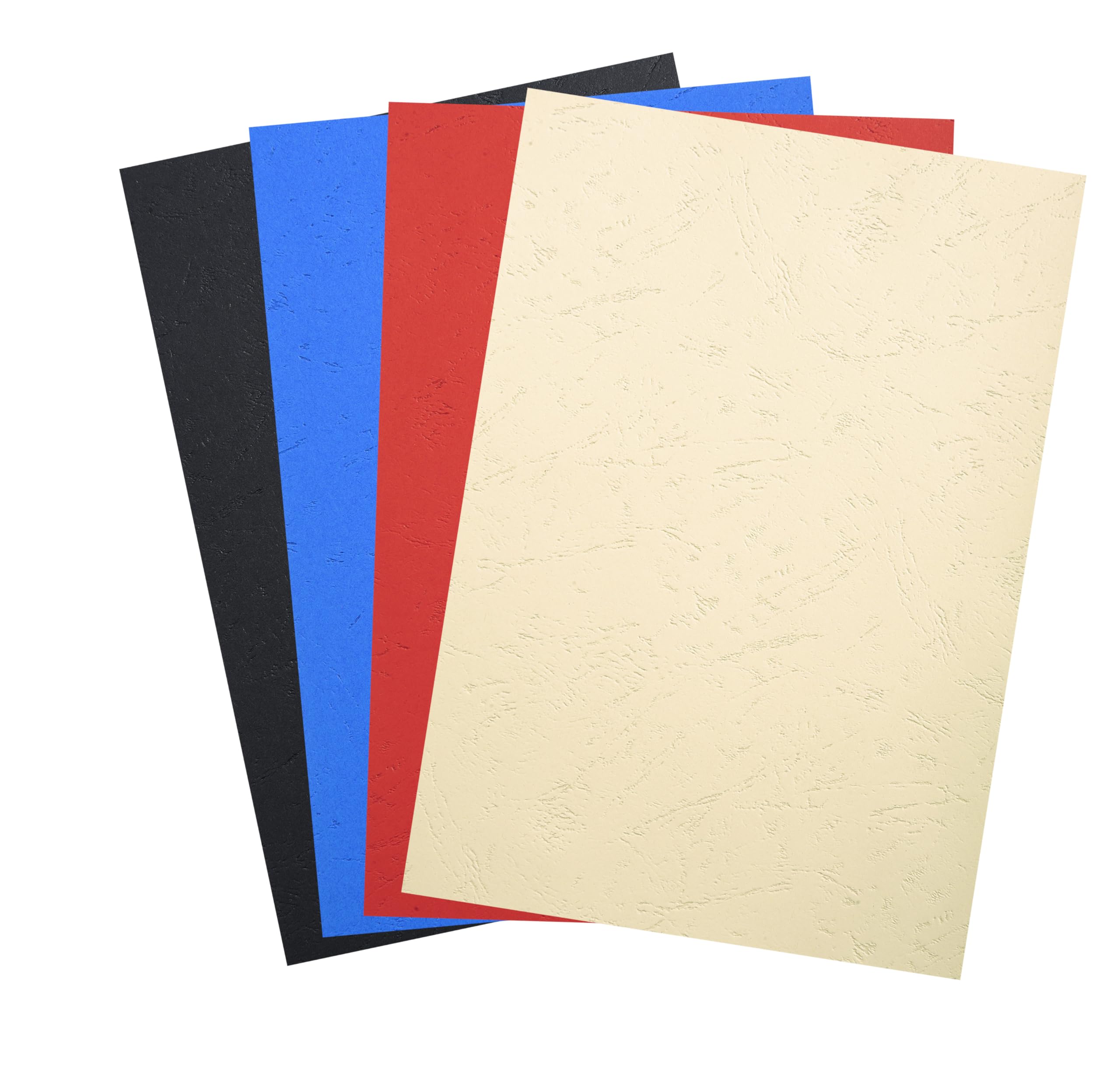 Exacompta Forever Collection Ref 2789C - A4 Binding Covers | Leather Grain Effect | 100 Pack Assorted 1
