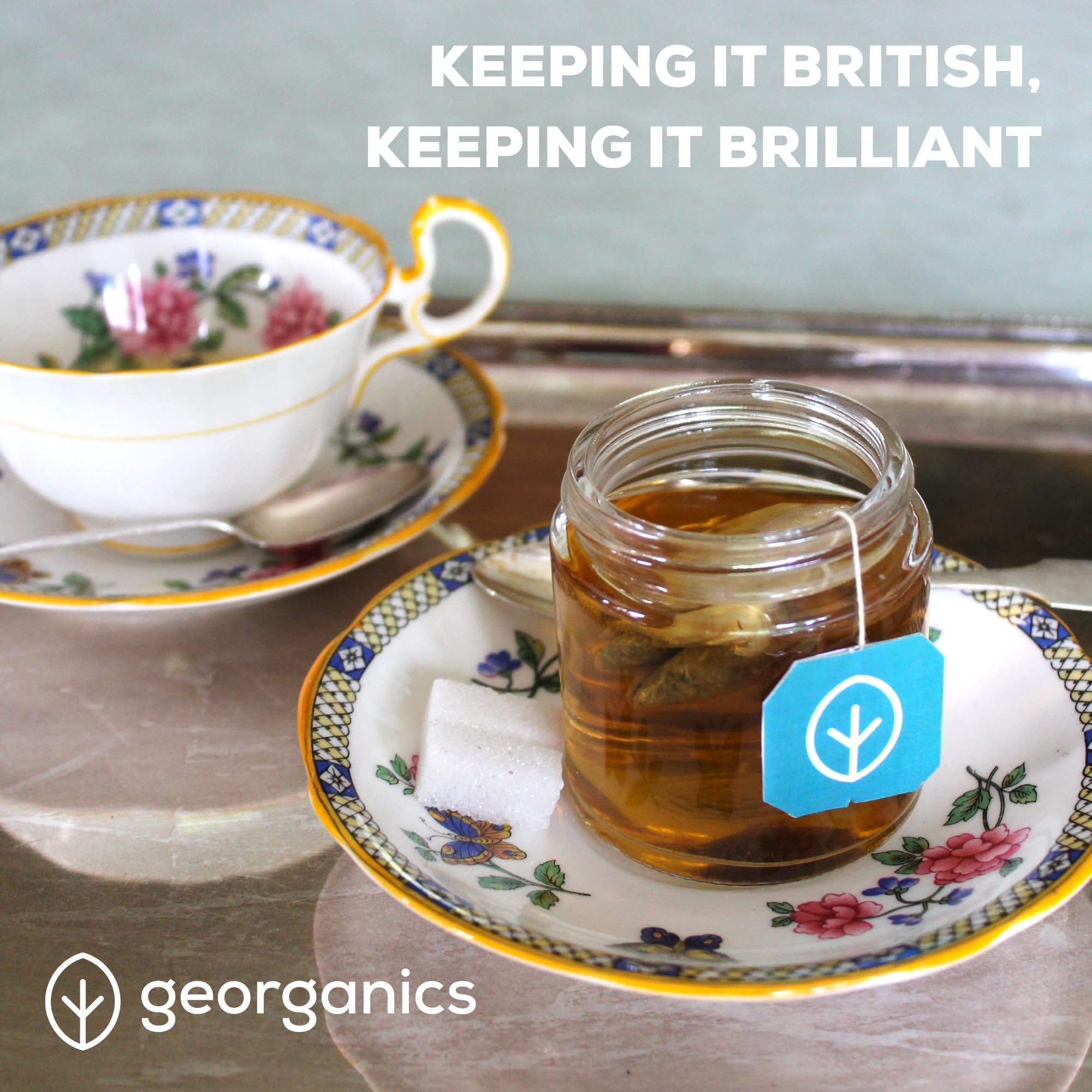 Georganics Peppermint Chewing Gum - 140 Pieces - Natural & Biodegradable 3