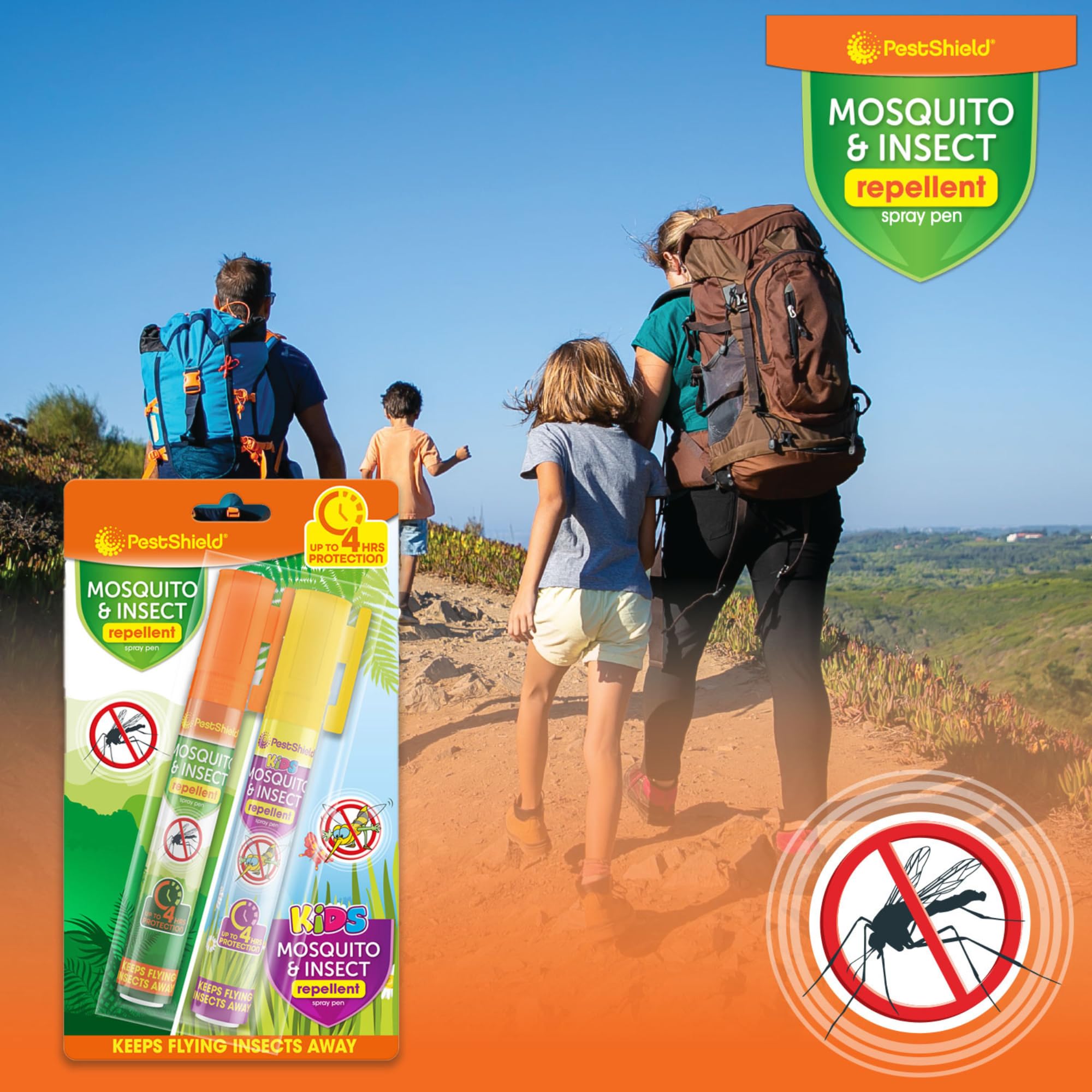 Pestshield Mosquito & Insect Repellent Spray Pens - Duo Pack (2 x 10ml) | Up to 4 Hours Cover 3