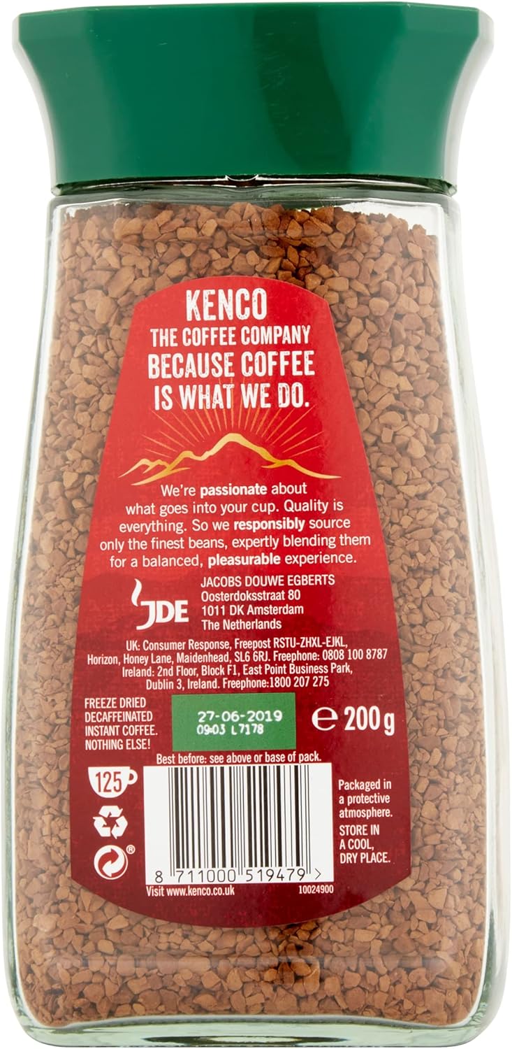 Kenco - Decaf Instant Coffee 200g 3