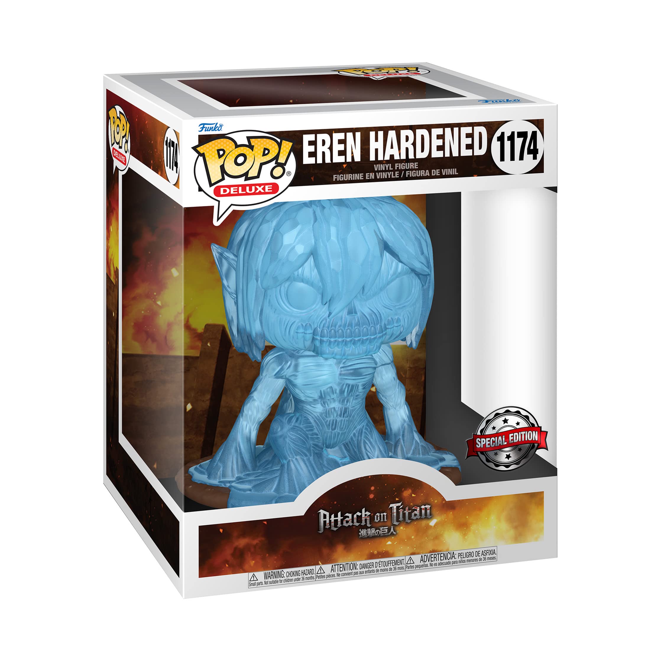 Funko Pop! Animation Attack on Titan - Eren Yeager Hardened Deluxe Vinyl Figure (60295) 3