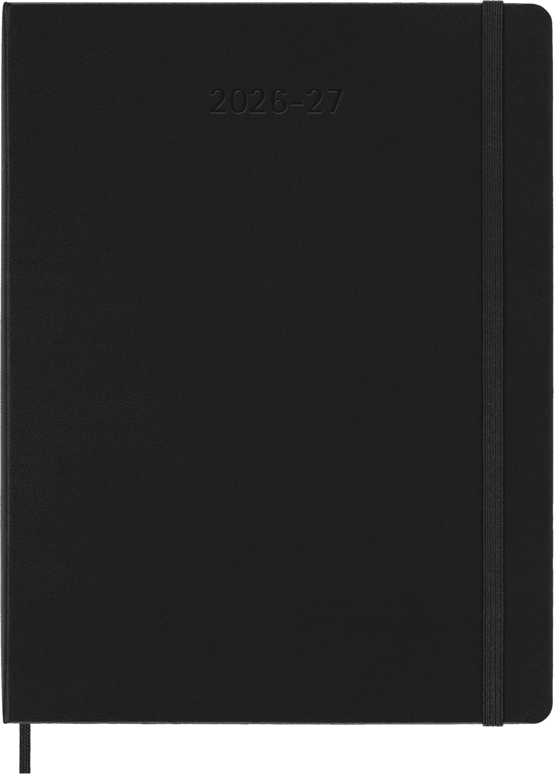Moleskine Weekly Planner 2026-2027 18-Month XL Hardcover Appointment Book Black 2