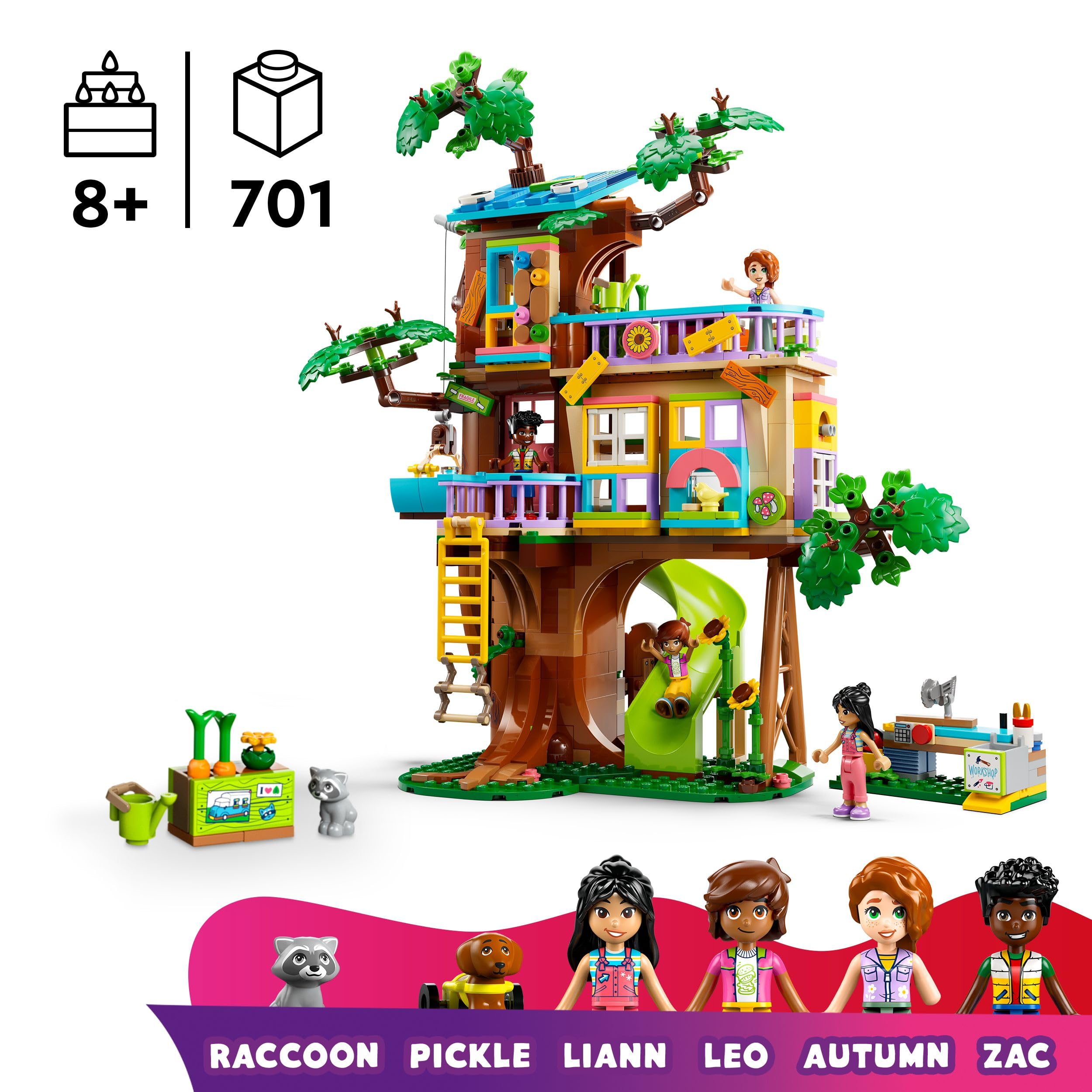 LEGO Friends Friendship Tree House Hangout Set - Building Playset for 8+ Year Olds 4