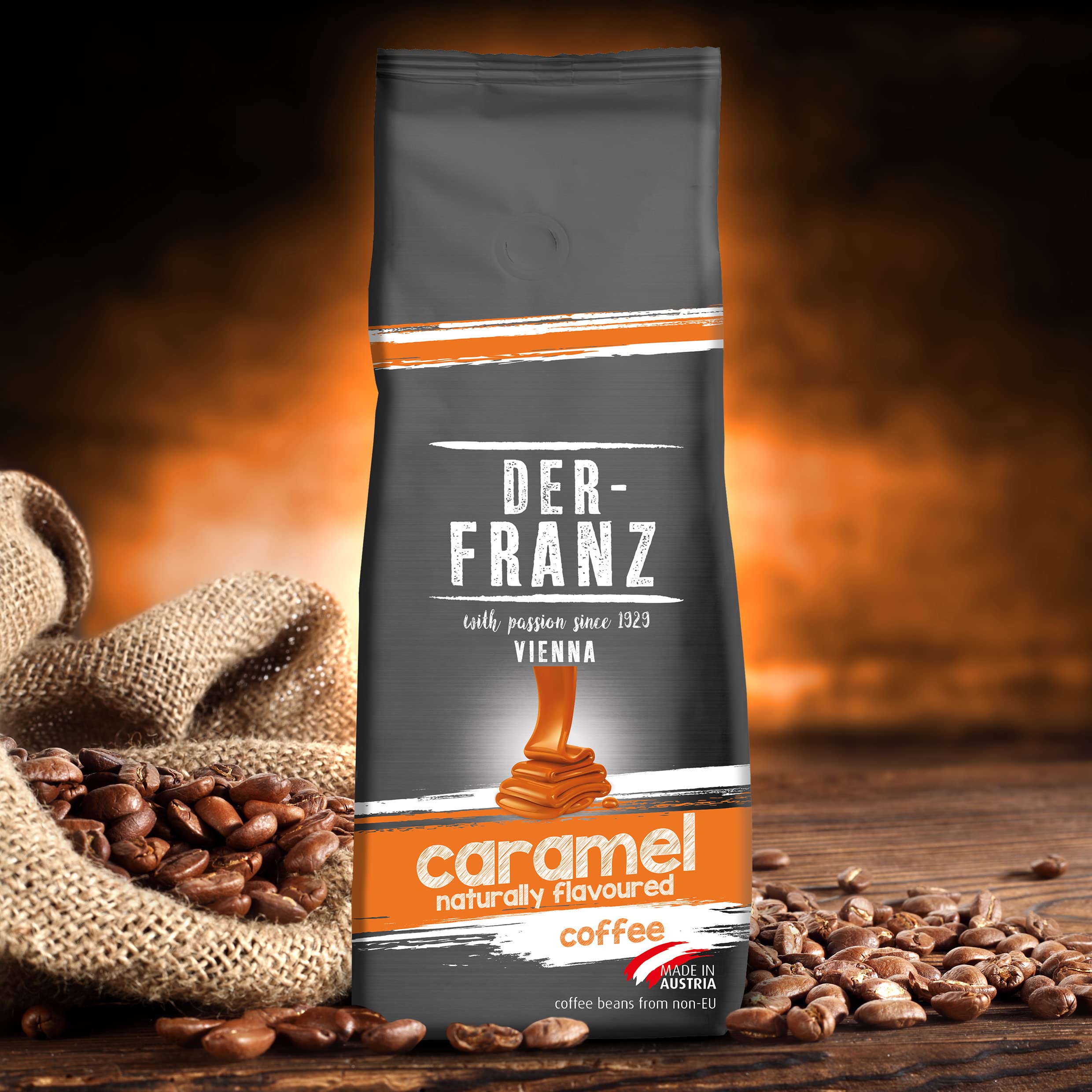 Der-Franz Coffee Flavoured with Natural Caramel, Ground, 2 x 500 g 7