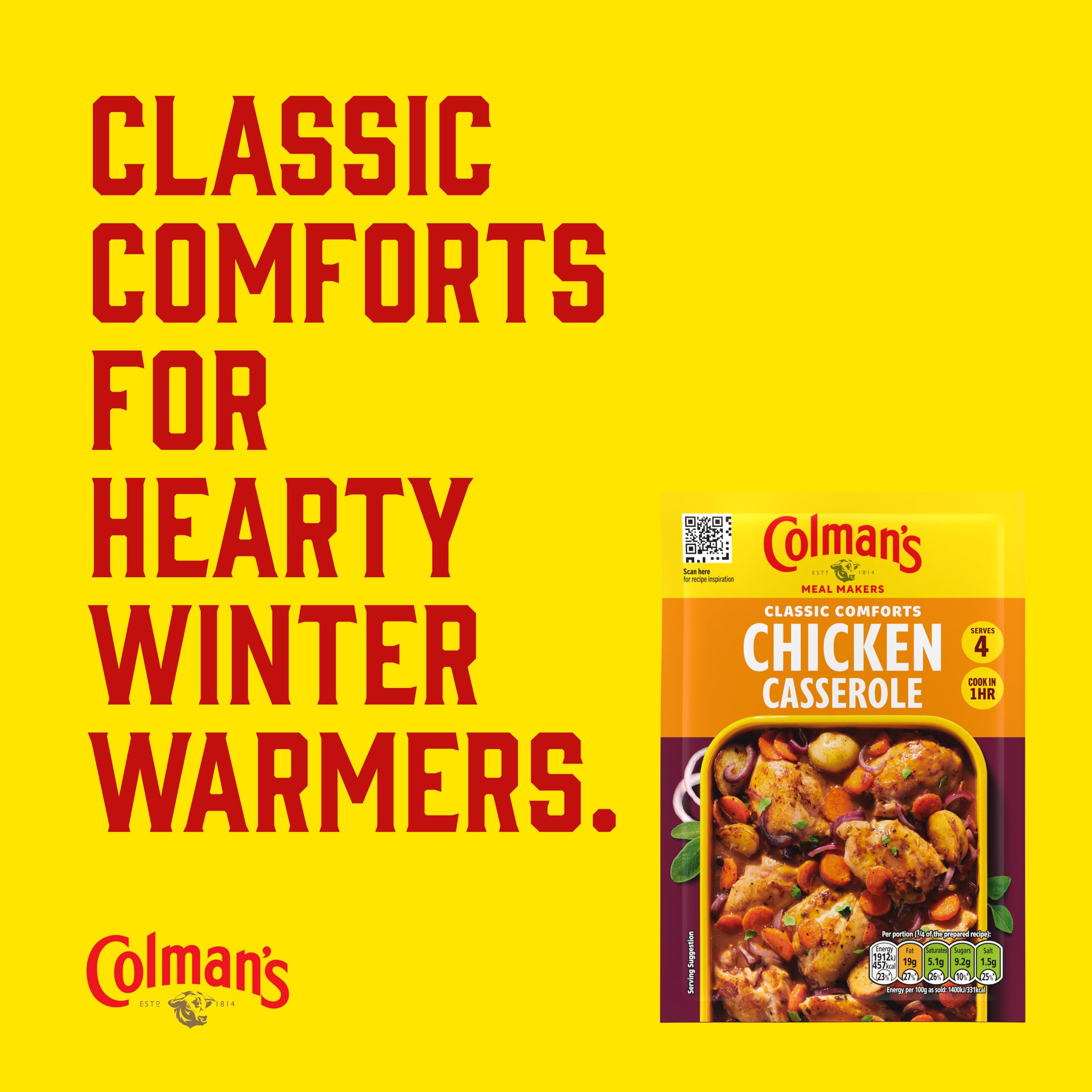 Colman's Chicken Casserole Seasoning Mix - Onion & Herb Blend for 4 Servings, 40g 3