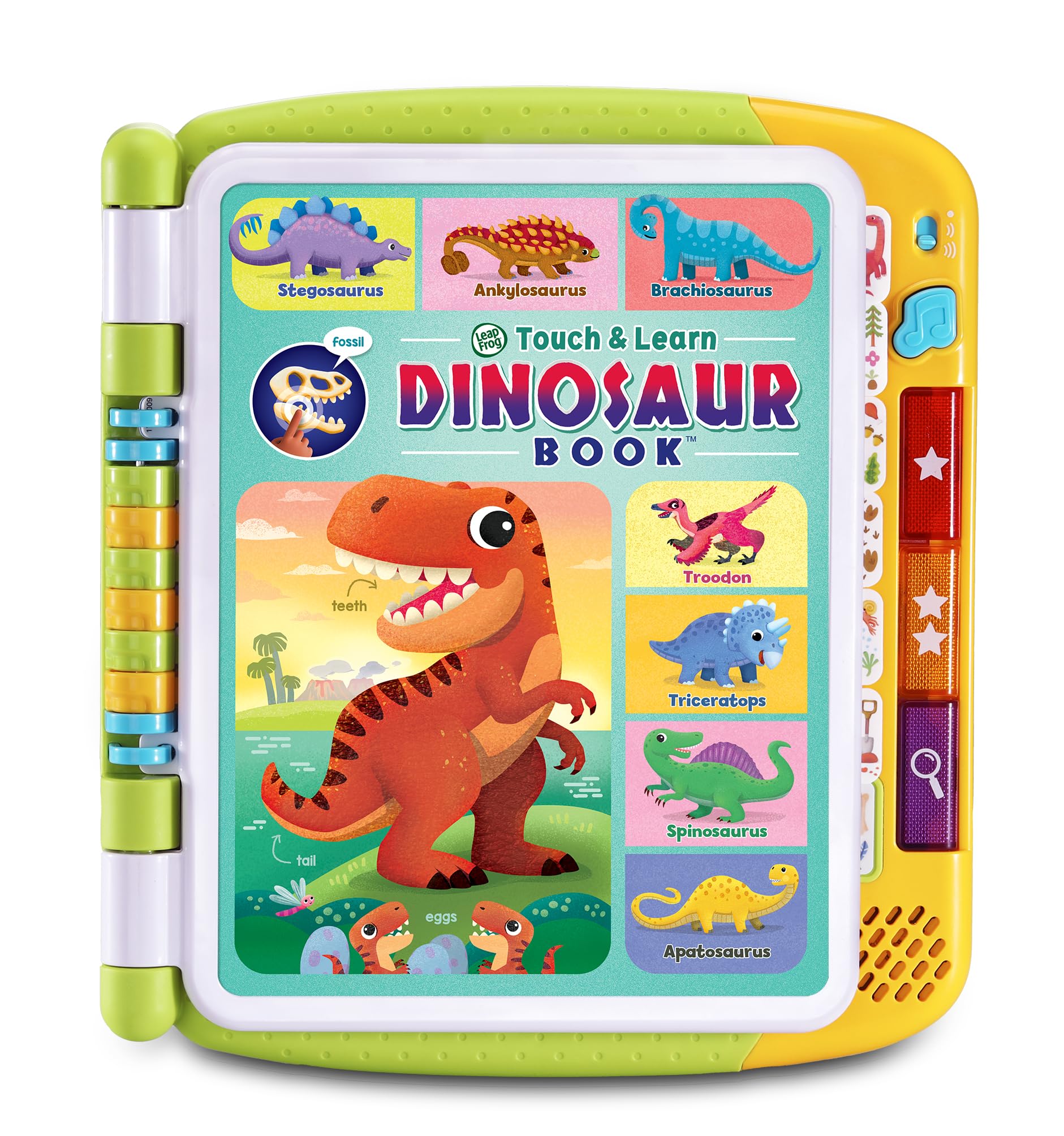 LeapFrog Touch & Learn Dinosaur Book - Interactive Educational Toy for Ages 3+