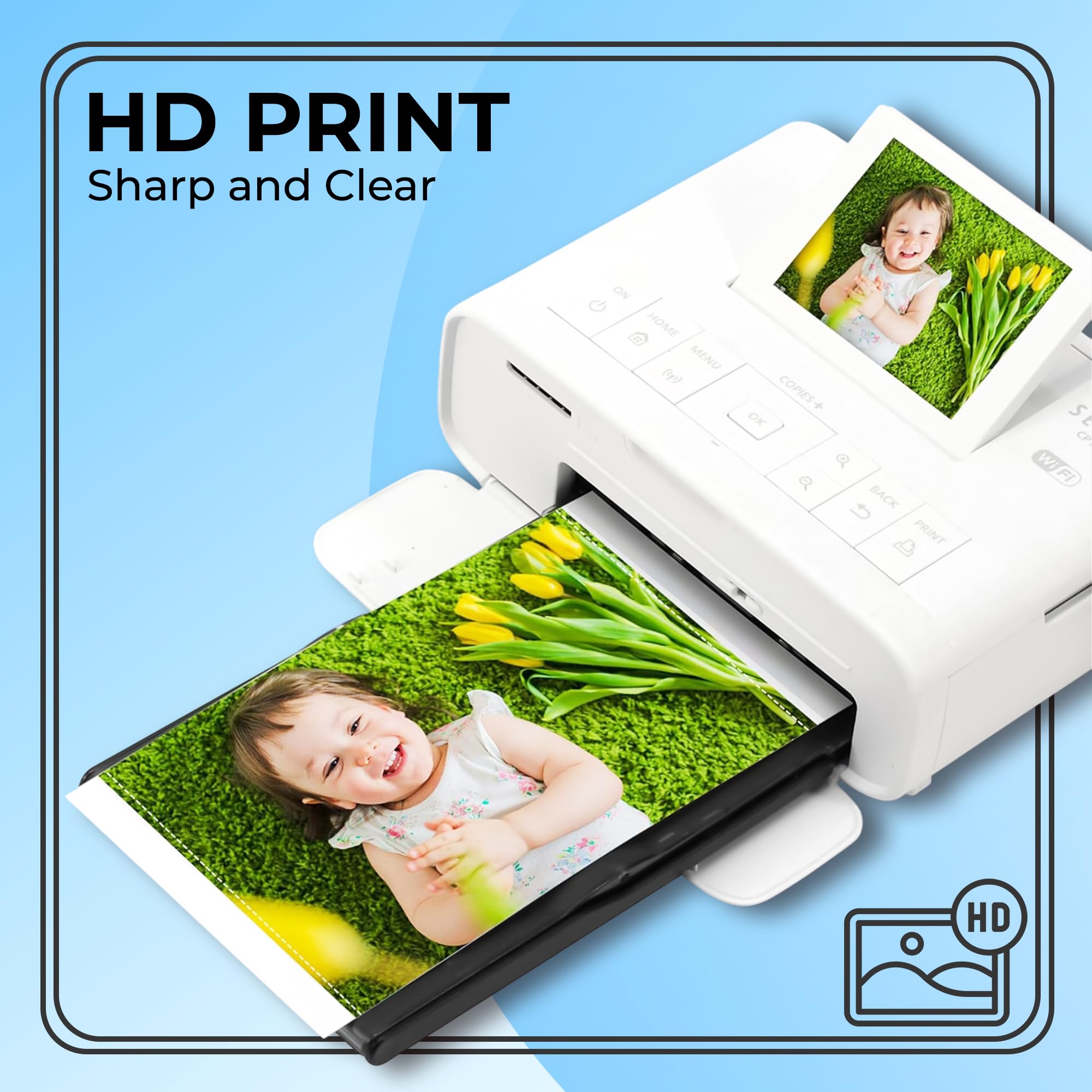 Double Dragon Photo Paper Ink Set - Replacement for Canon Selphy KP-108IN | 108 Sheets, 4x6" 2