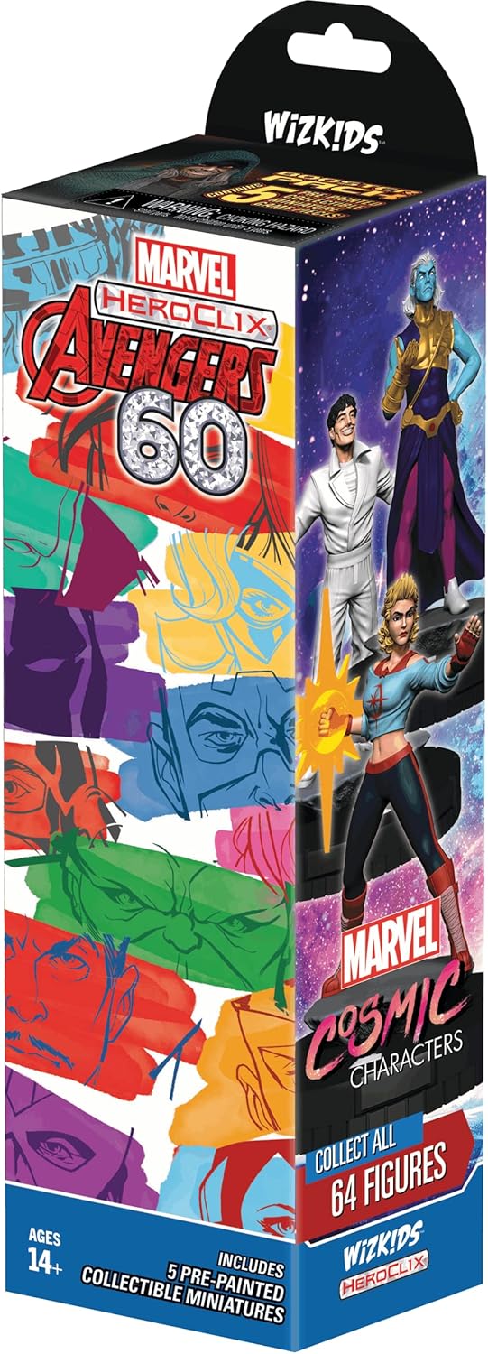 Wizkids Marvel HeroClix: Avengers 60. Jubiläums-Booster-Stein (10er-Box) 9