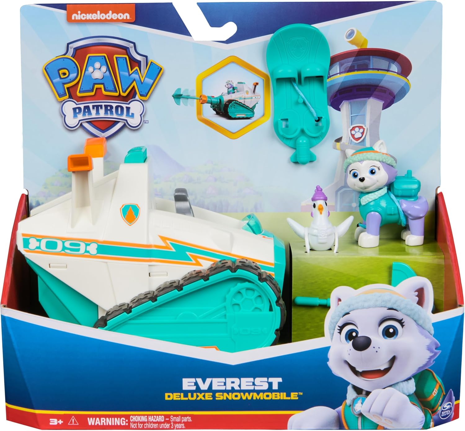 Paw Patrol Everest Deluxe Snowmobile with Projectile Launcher - Ages 3-9 7