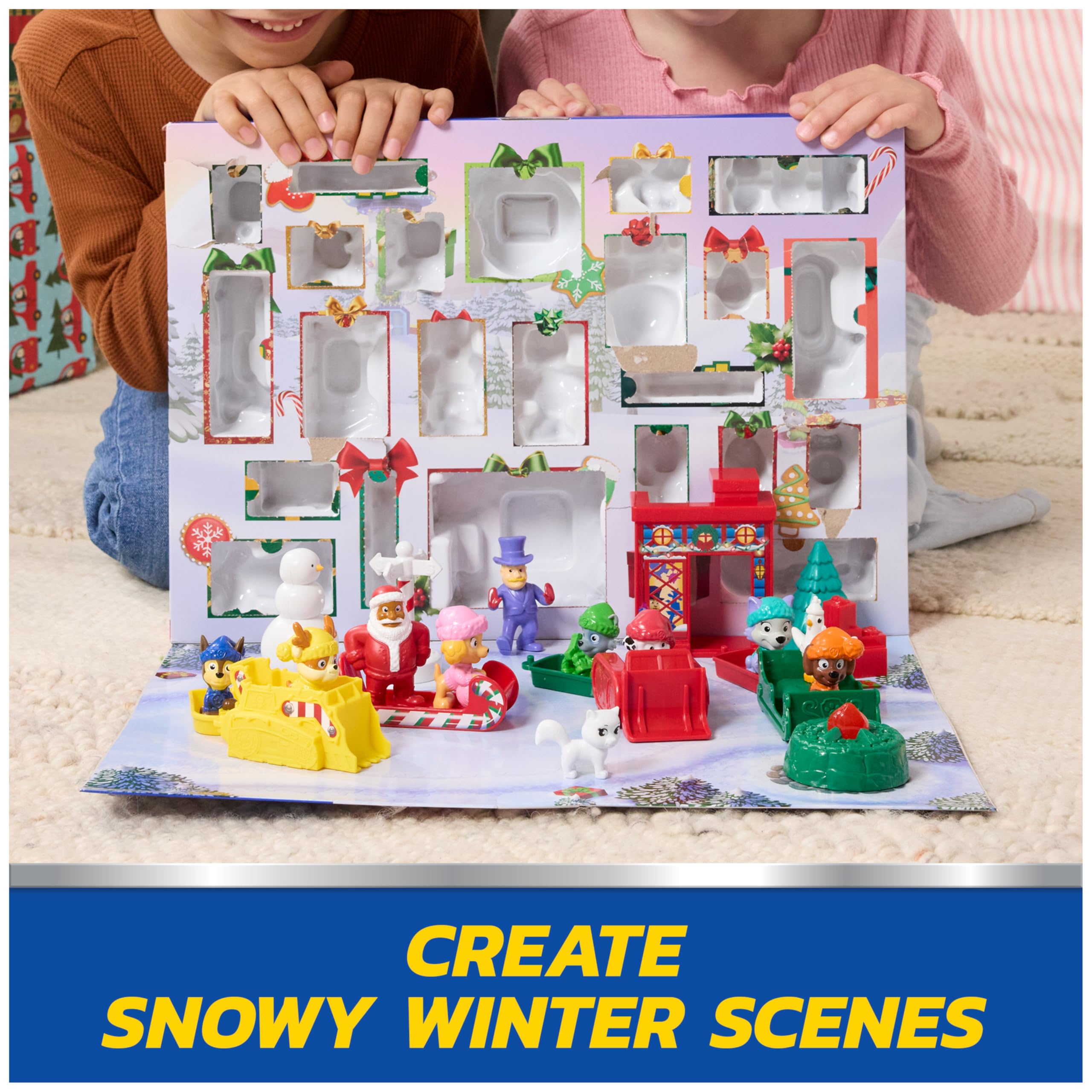 PAW Patrol Advent Calendar 2025 - Christmas Episode Special with 24 Toys & Vehicles 7