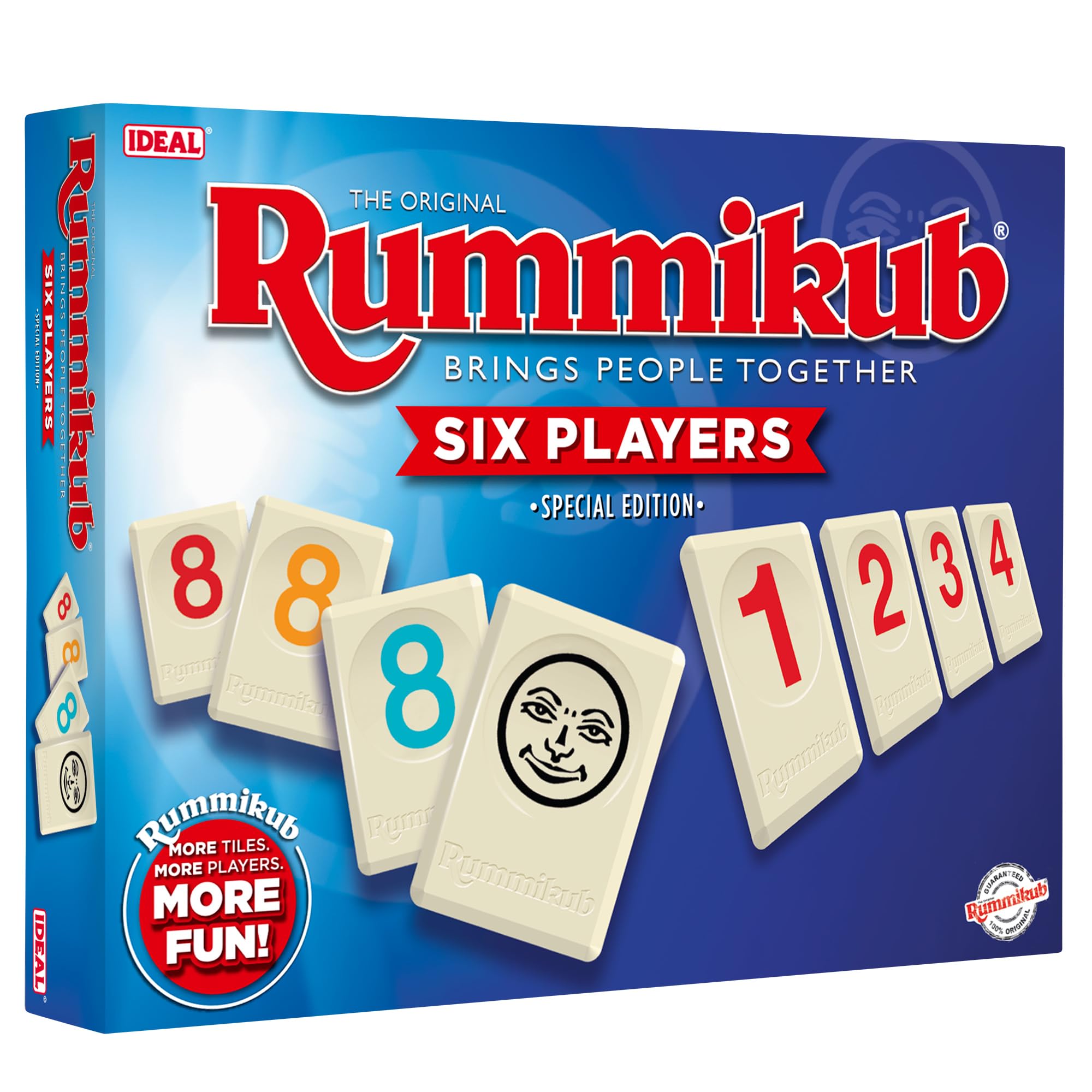 Ideal Rummikub Six Players Edition Family Board Game