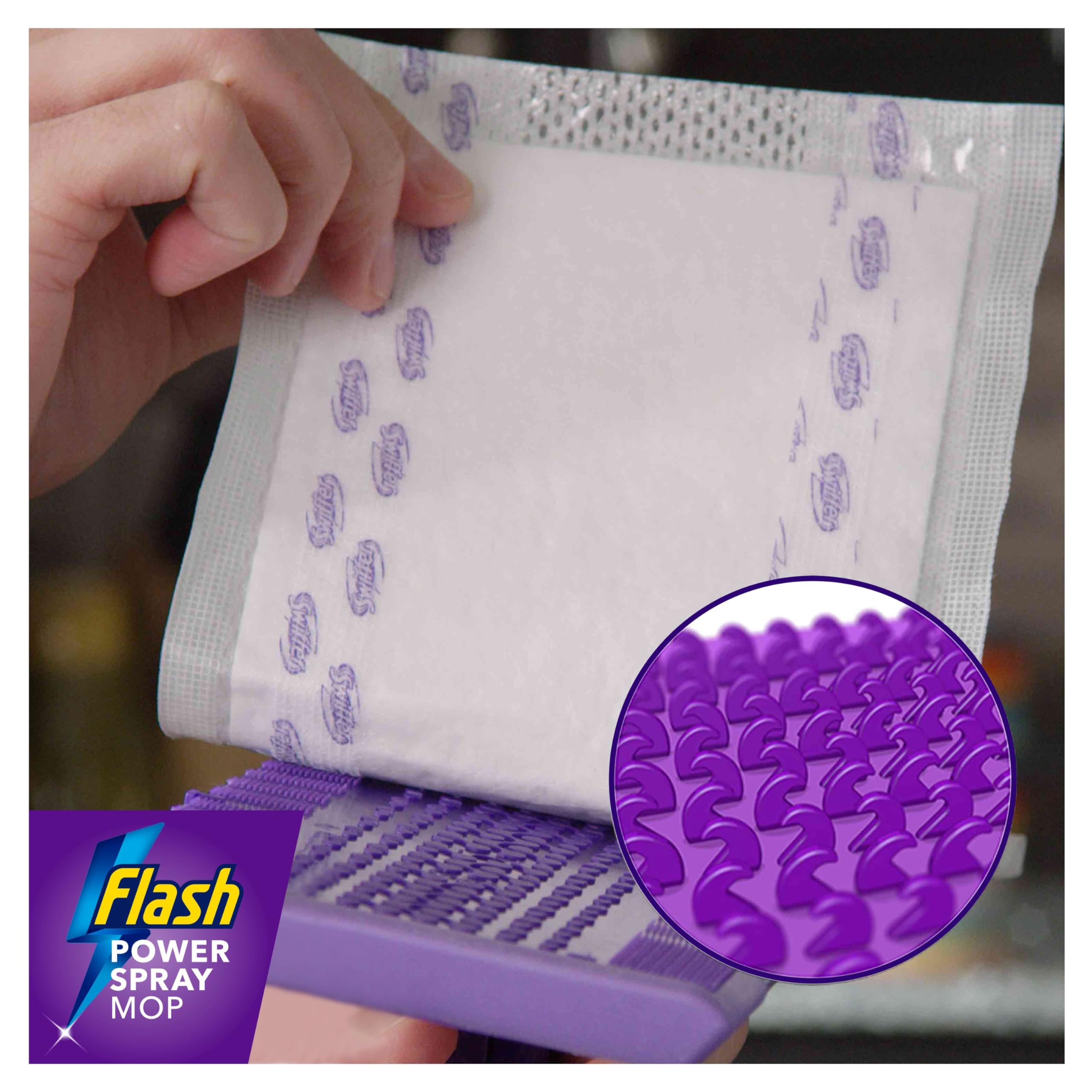 Flash Powermop Bodenreiniger-Starter-Set – Sprühmopp mit waschbarem Mikrofaser-Pad 17