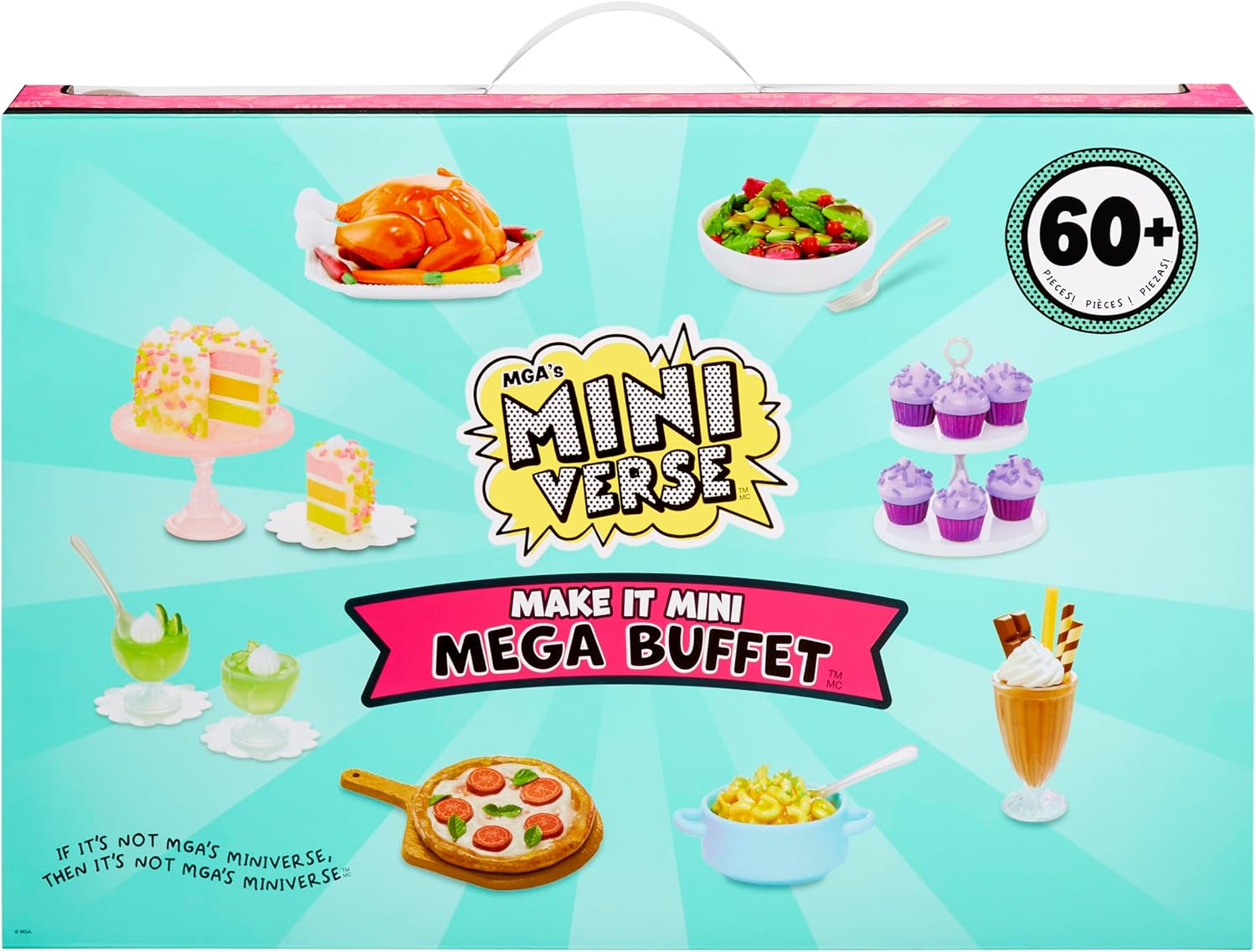 MGAs Miniverse Make It Mini Mega Buffet – DIY-Spielset aus Kunstharz zum Sammeln 6