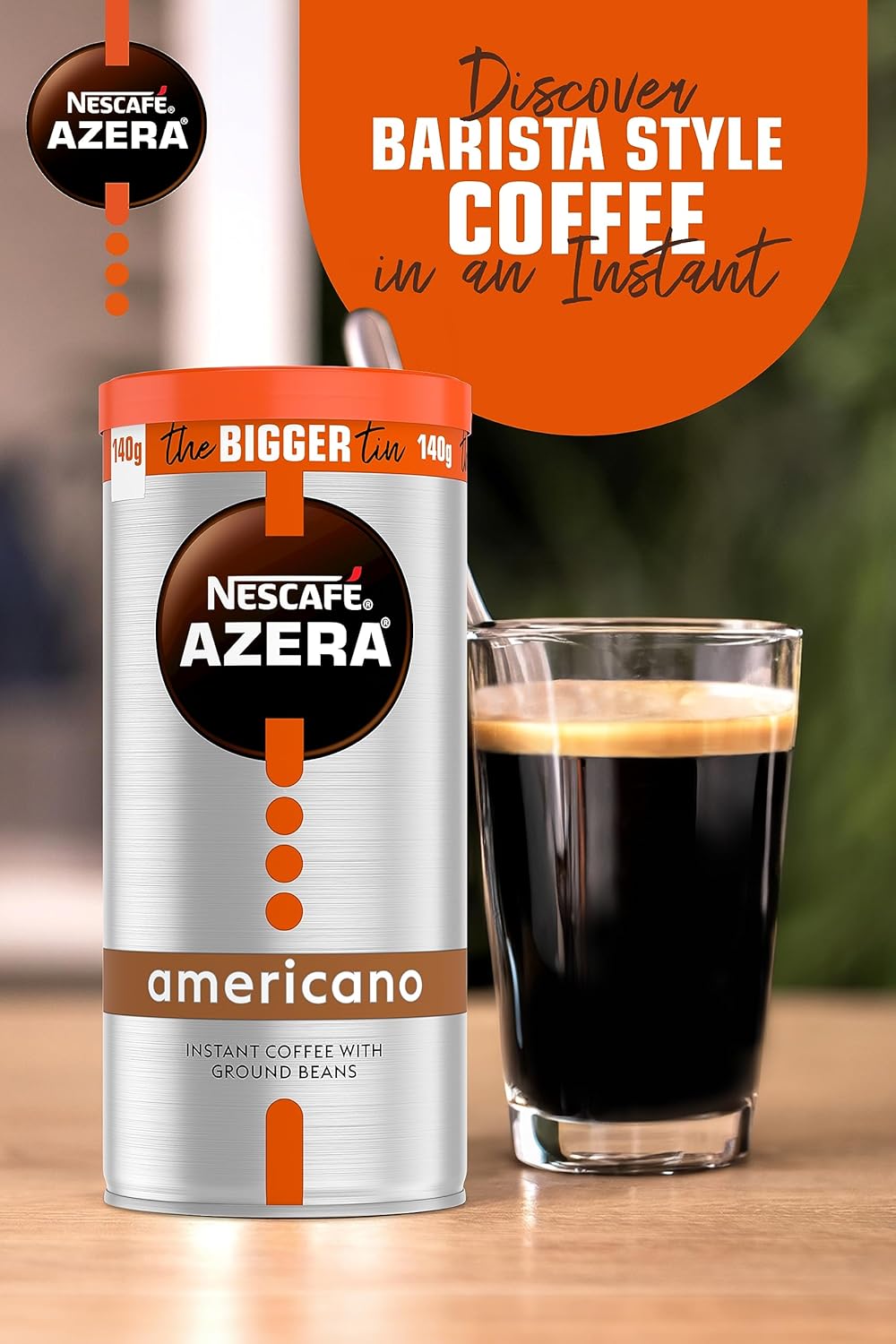NESCAFÉ Azera Americano Instant Coffee 140g (Pack of 6) 4