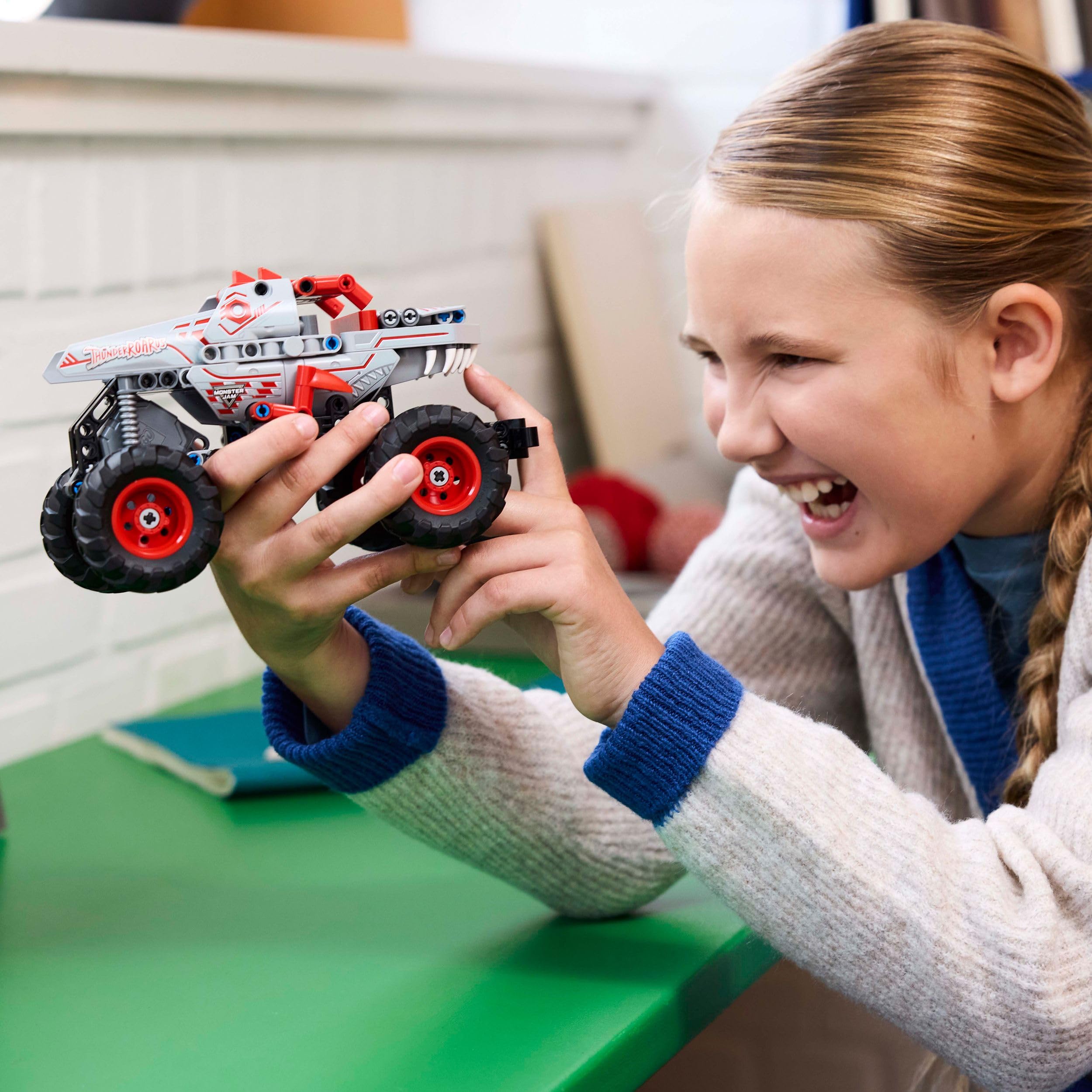 LEGO Technic Monster Jam ThunderROARus Pull-Back Truck Toy - Vehicle Buildi 4