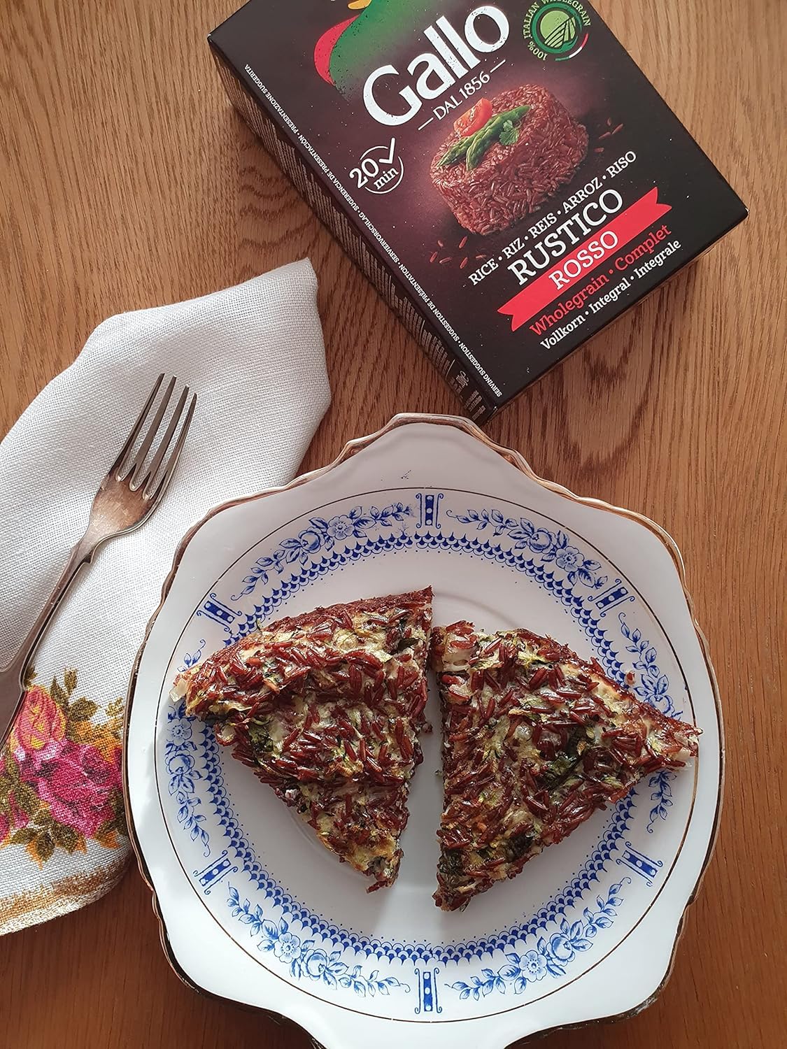 Riso Gallo Rustico Rosso Red Wholegrain Rice, 500g 6