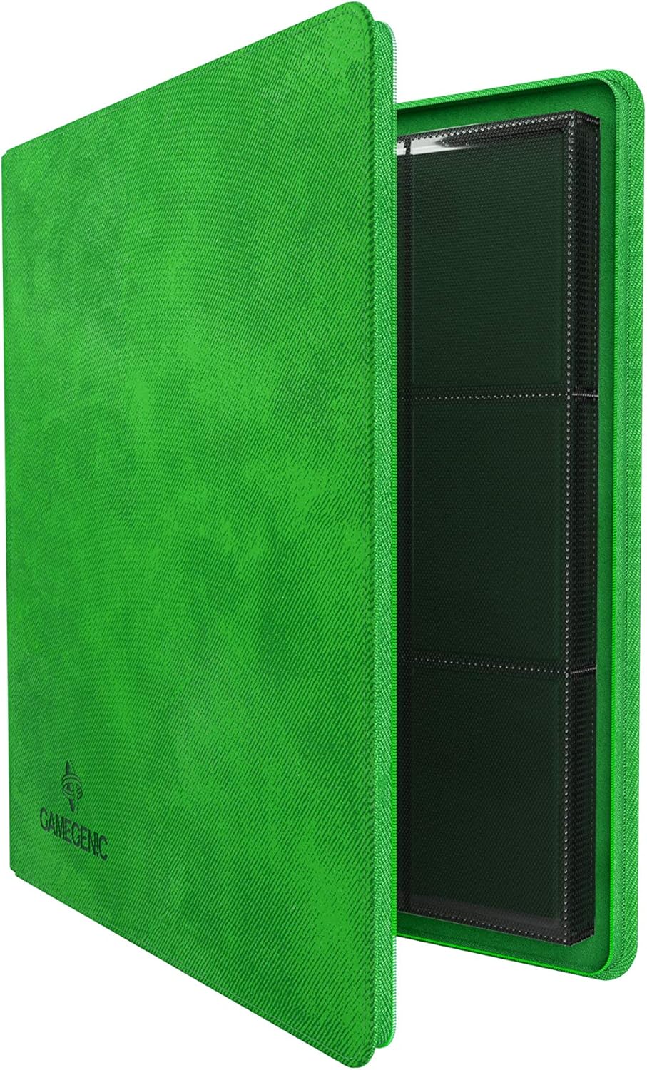 Gamegenic Zip-Up Album 24-Pocket - Holds 480 Double-Sleeved Cards, Green 4