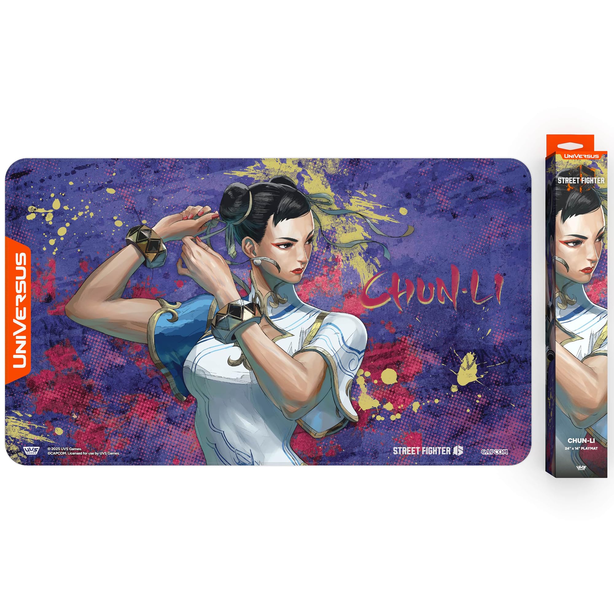 UniVersus Street Fighter 6 Challenger Series Playmat - Chun-Li - 24 x 14 8