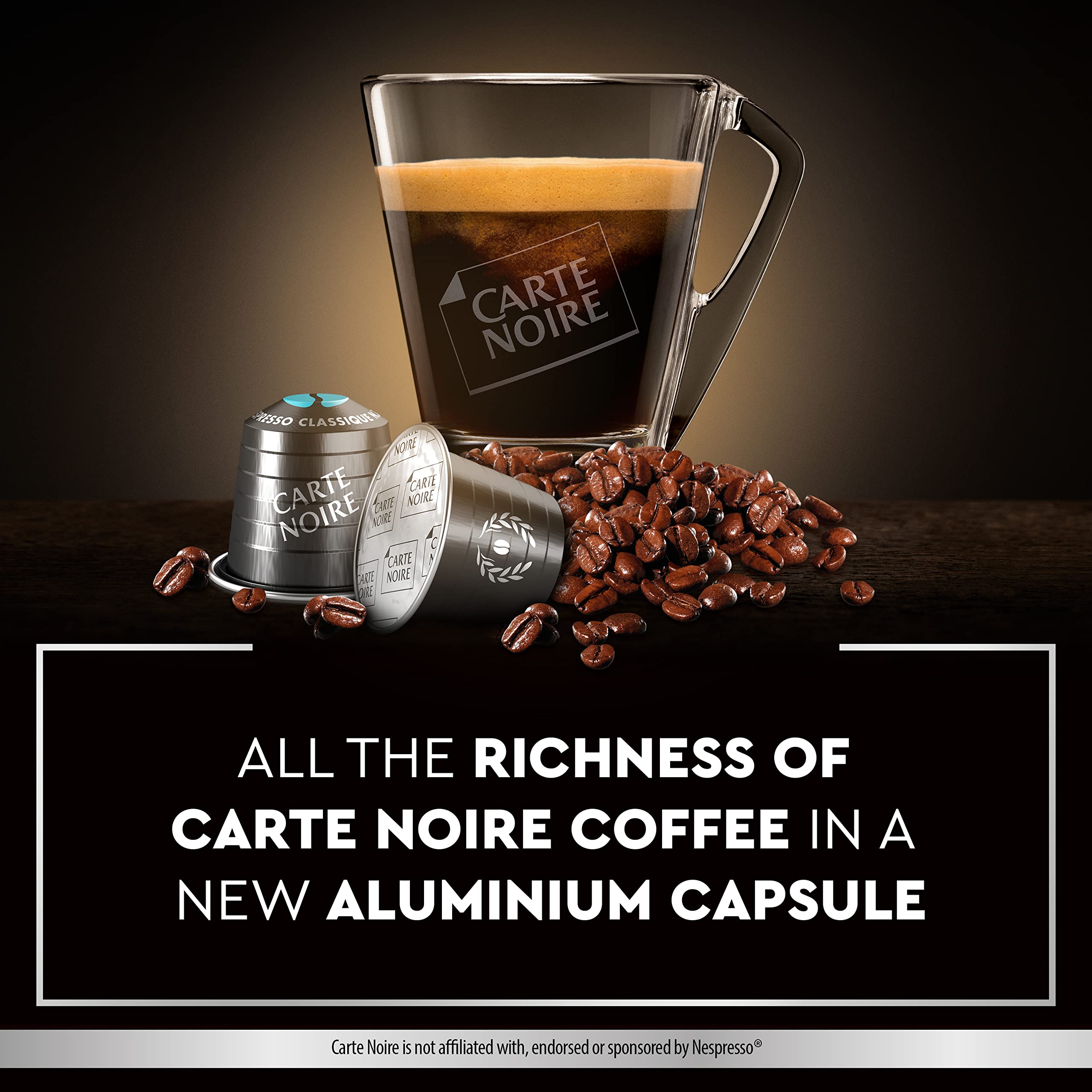 Carte Noire Espresso Classique Nespresso Compatible Aluminium Capsules, 60 Count Pack 4