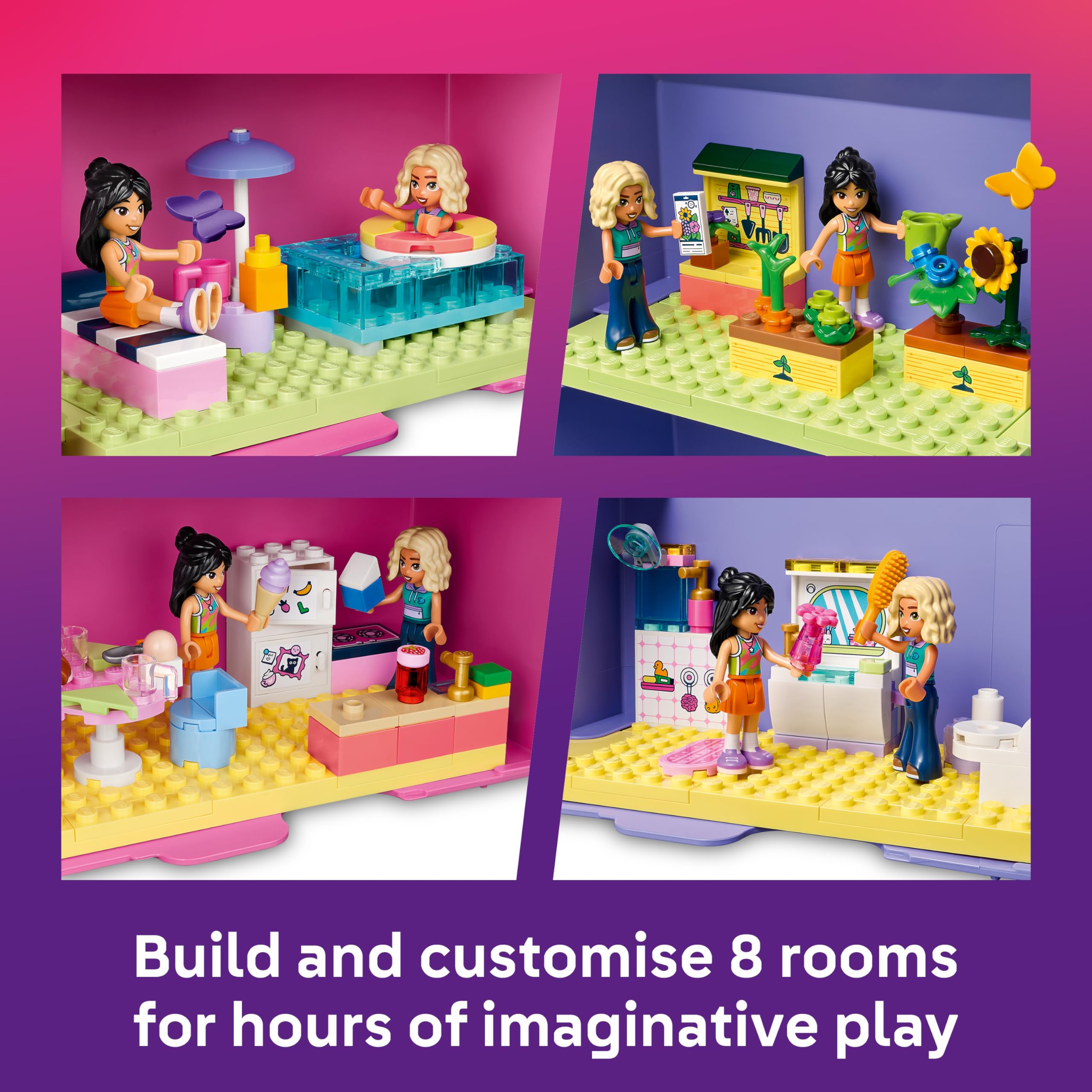 LEGO Friends Creative Dollhouse Suitcase Building Set | Portable Travel Toy | Ages 6+ 5